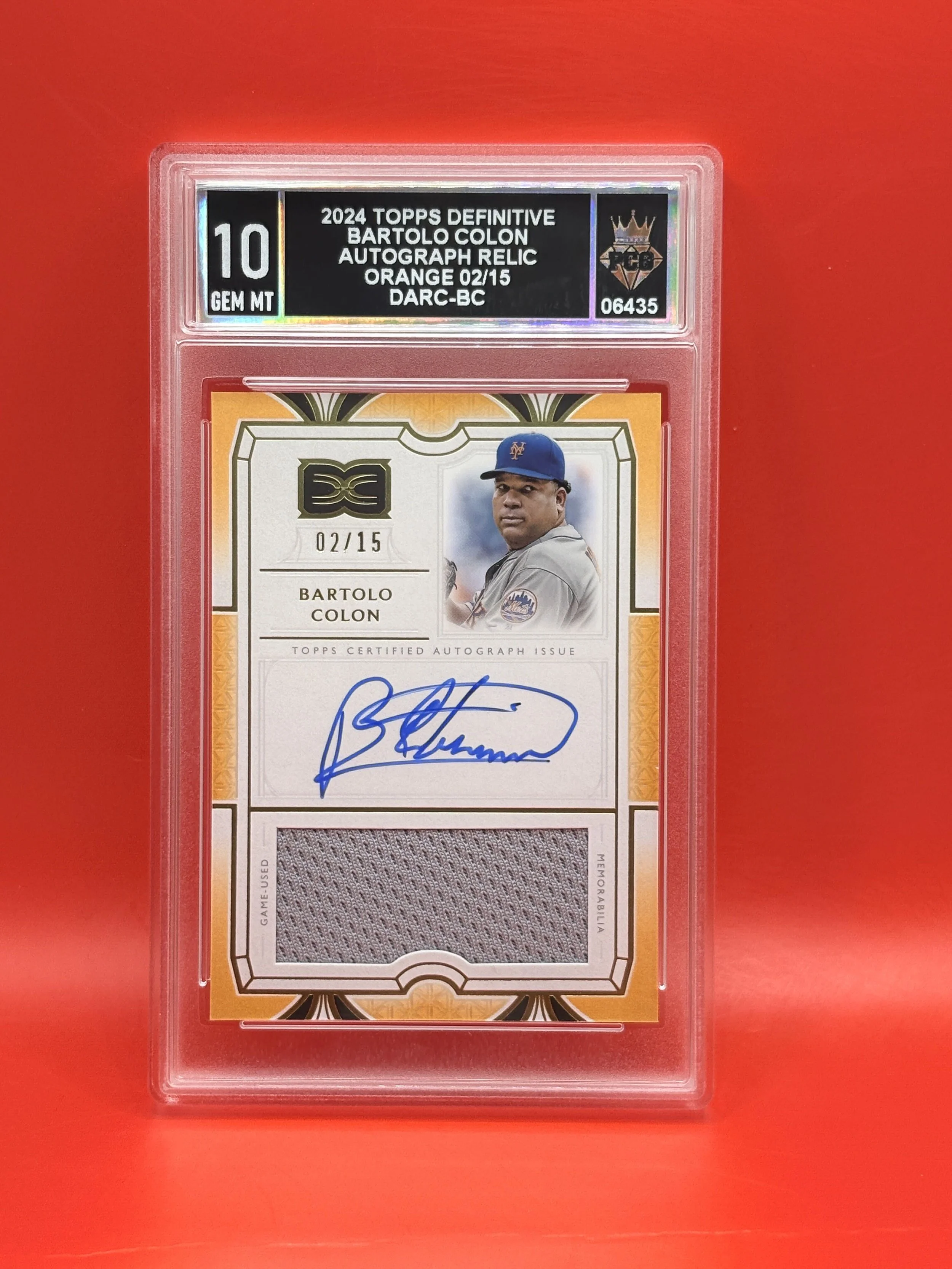 #06435 2024 BARTOLO COLON 10 GEM MT