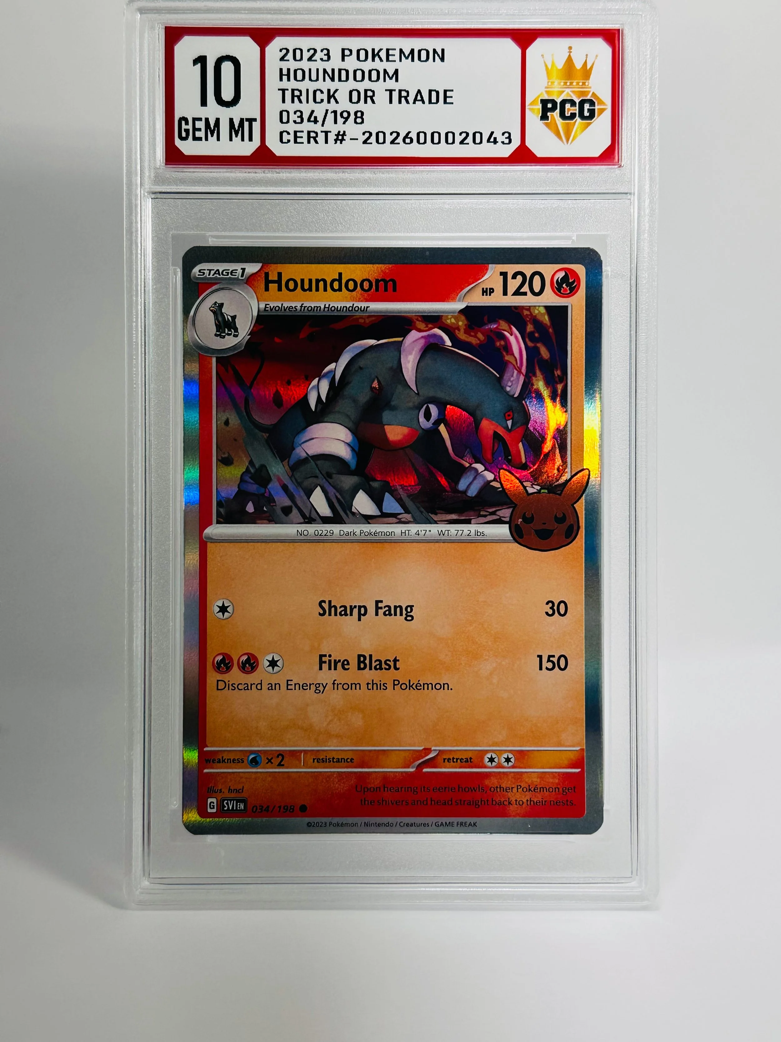 #20260002043 2023 HOUNDOOM 10 GEM MT