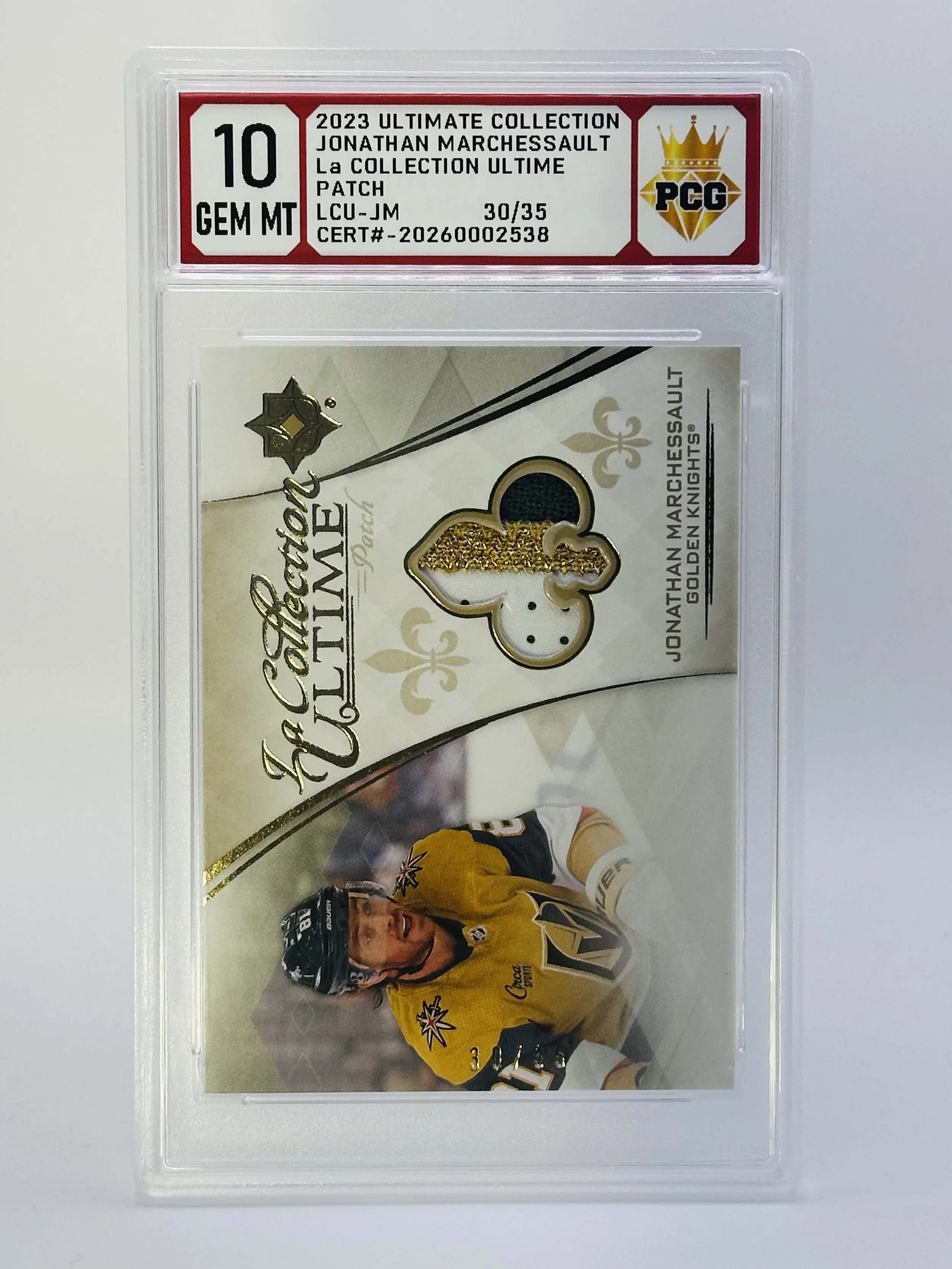 #20260002538 2023 JONATHAN MARCHESSAULT 10 GEM MT