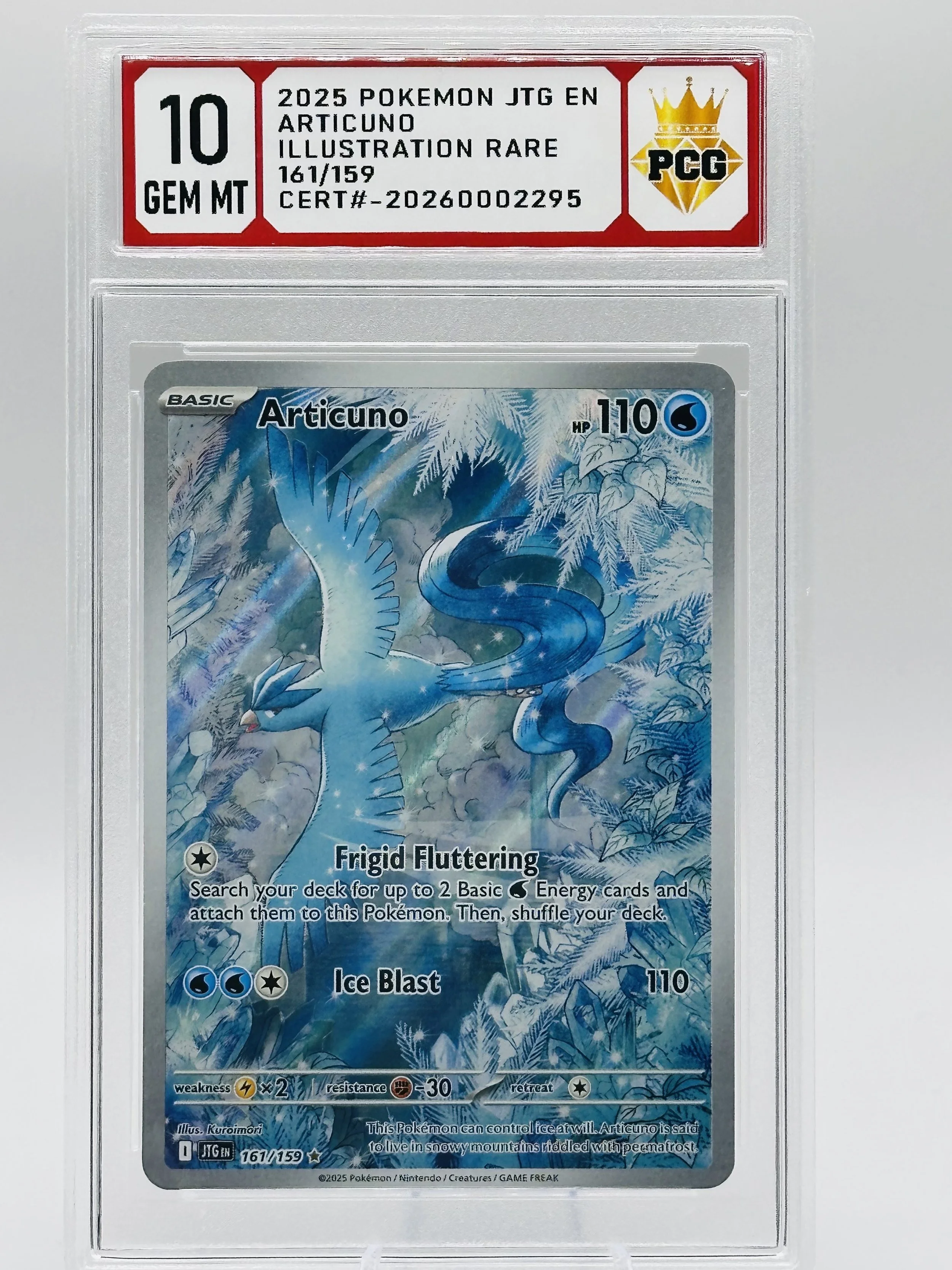 #20260002295 2025 ARTICUNO 10 GEM MT