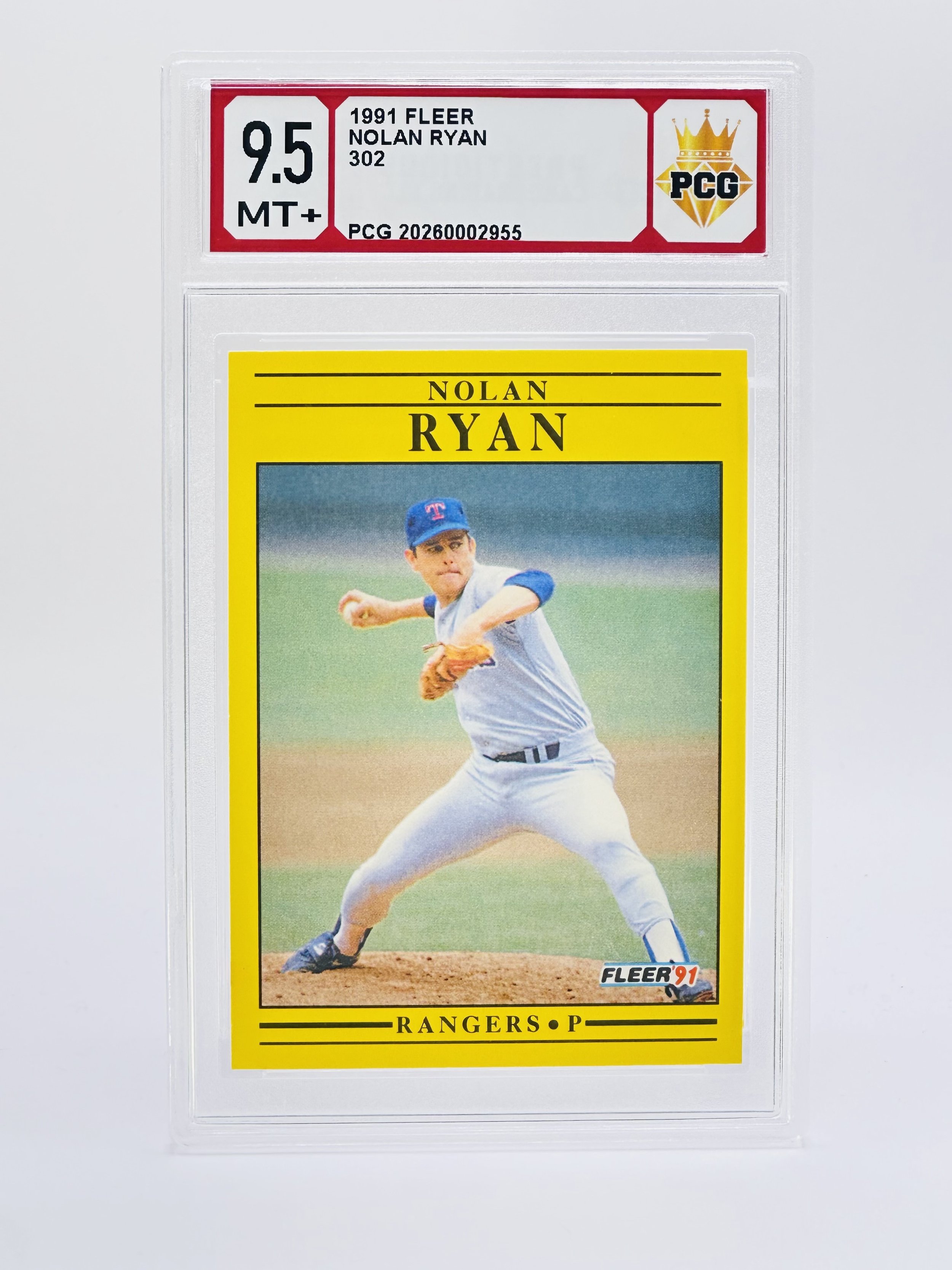 #20260002955 1991 NOLAN RYAN 9.5 MT+