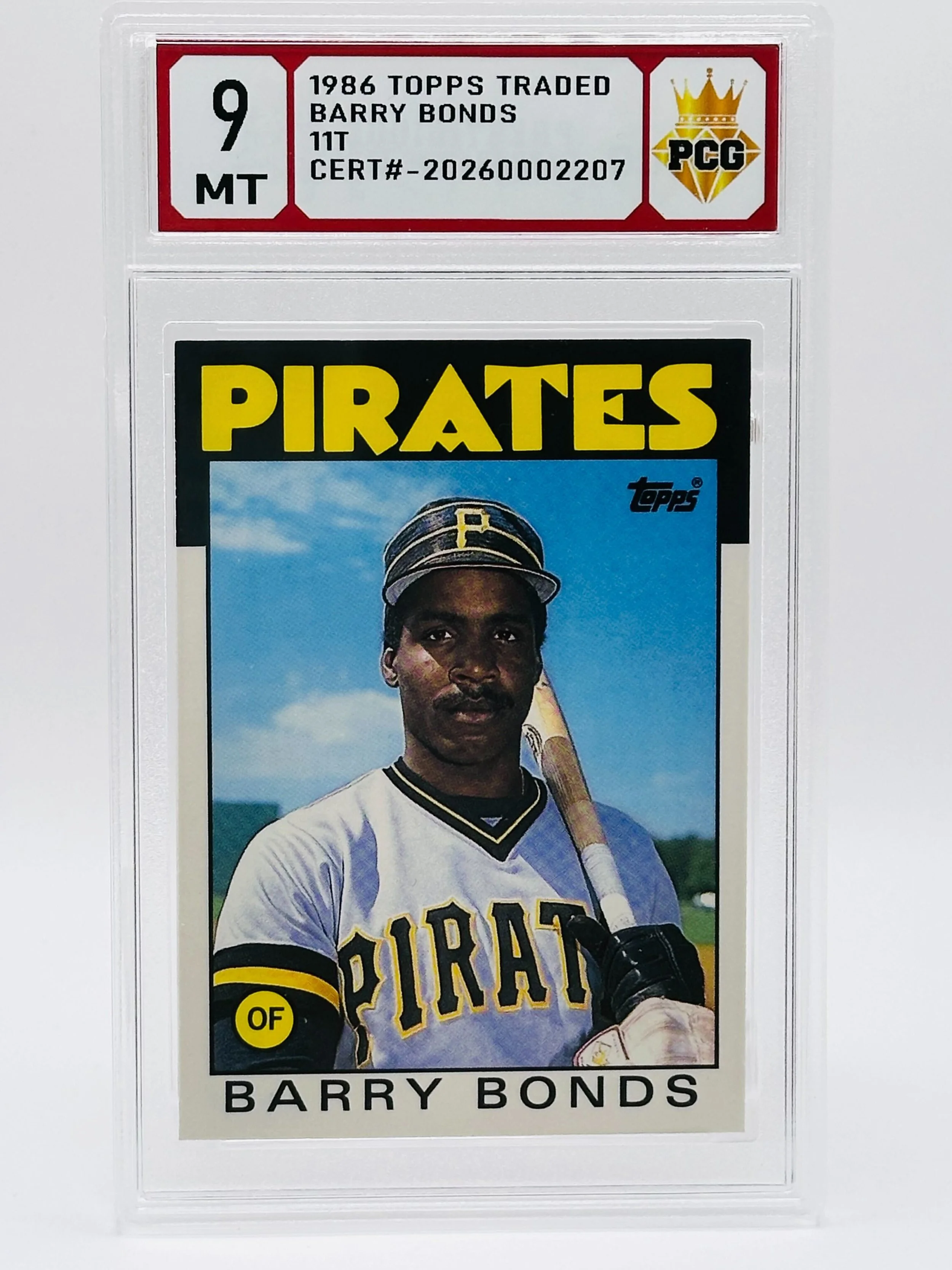 #20260002207 1986 BARRY BONDS 9 MT