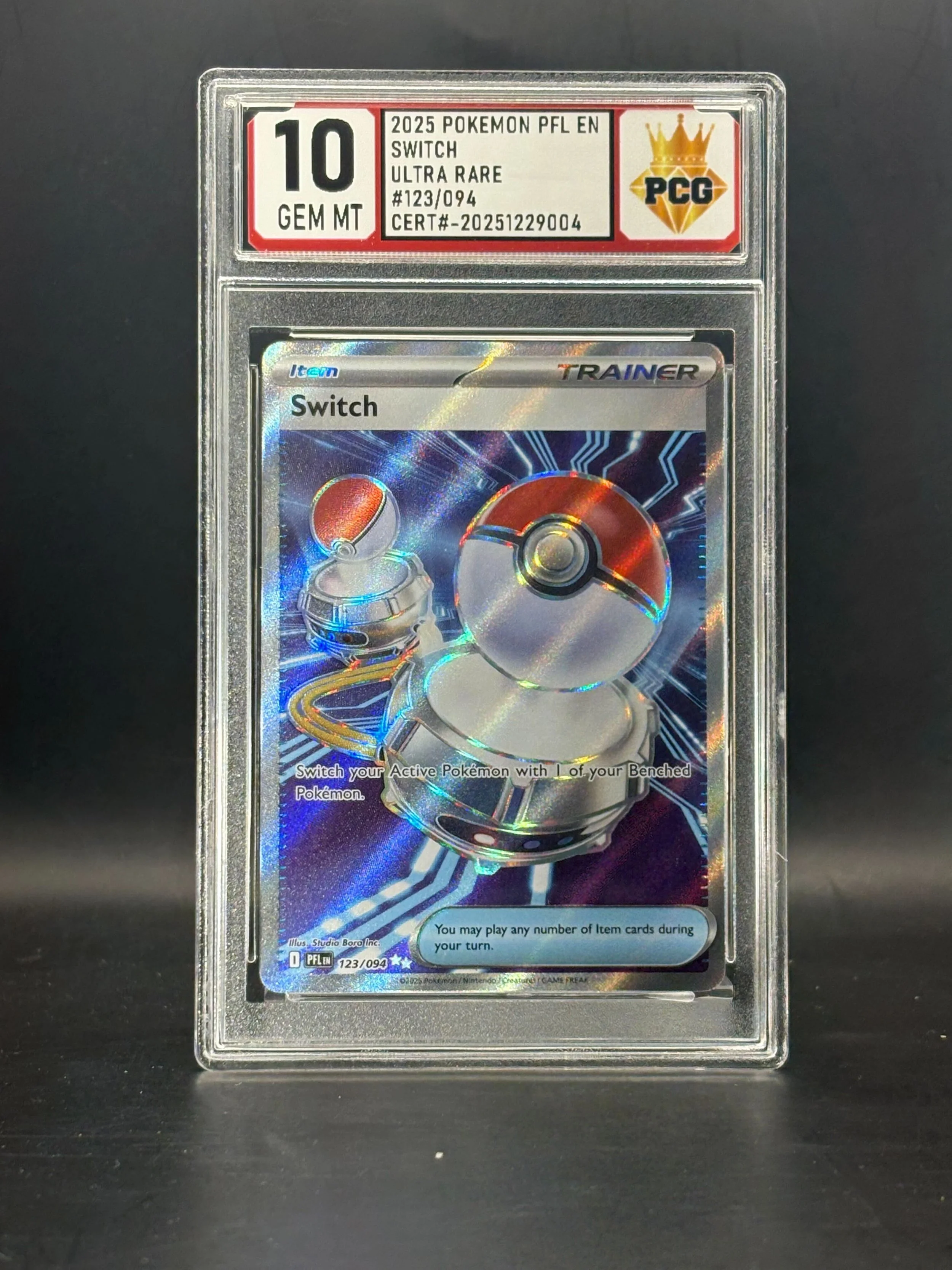 #20251229004 2025 POKEMON PFL EN SITCH 10 GEM MT