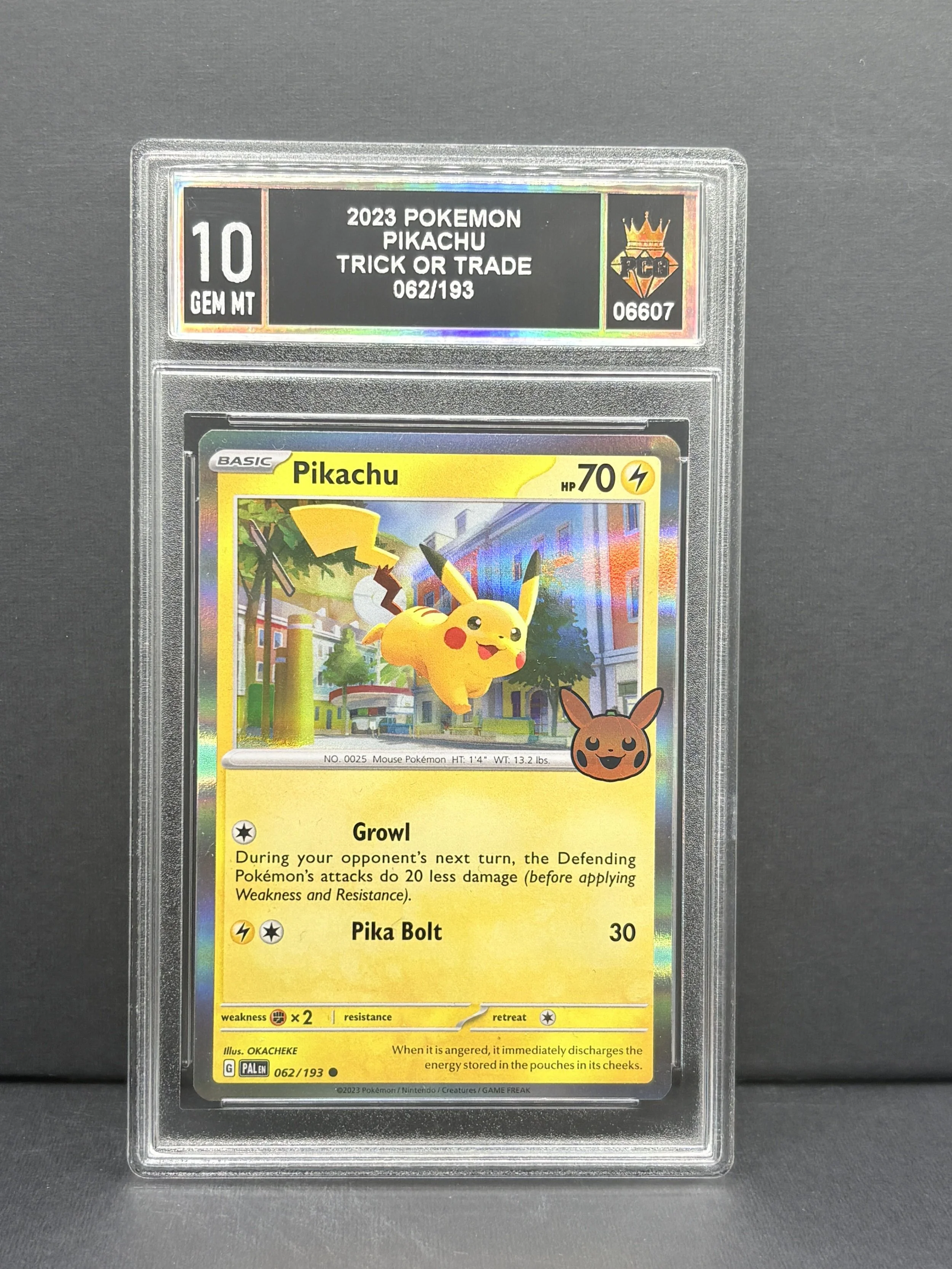 #06607 2023 PIKACHU 10 GEM MT