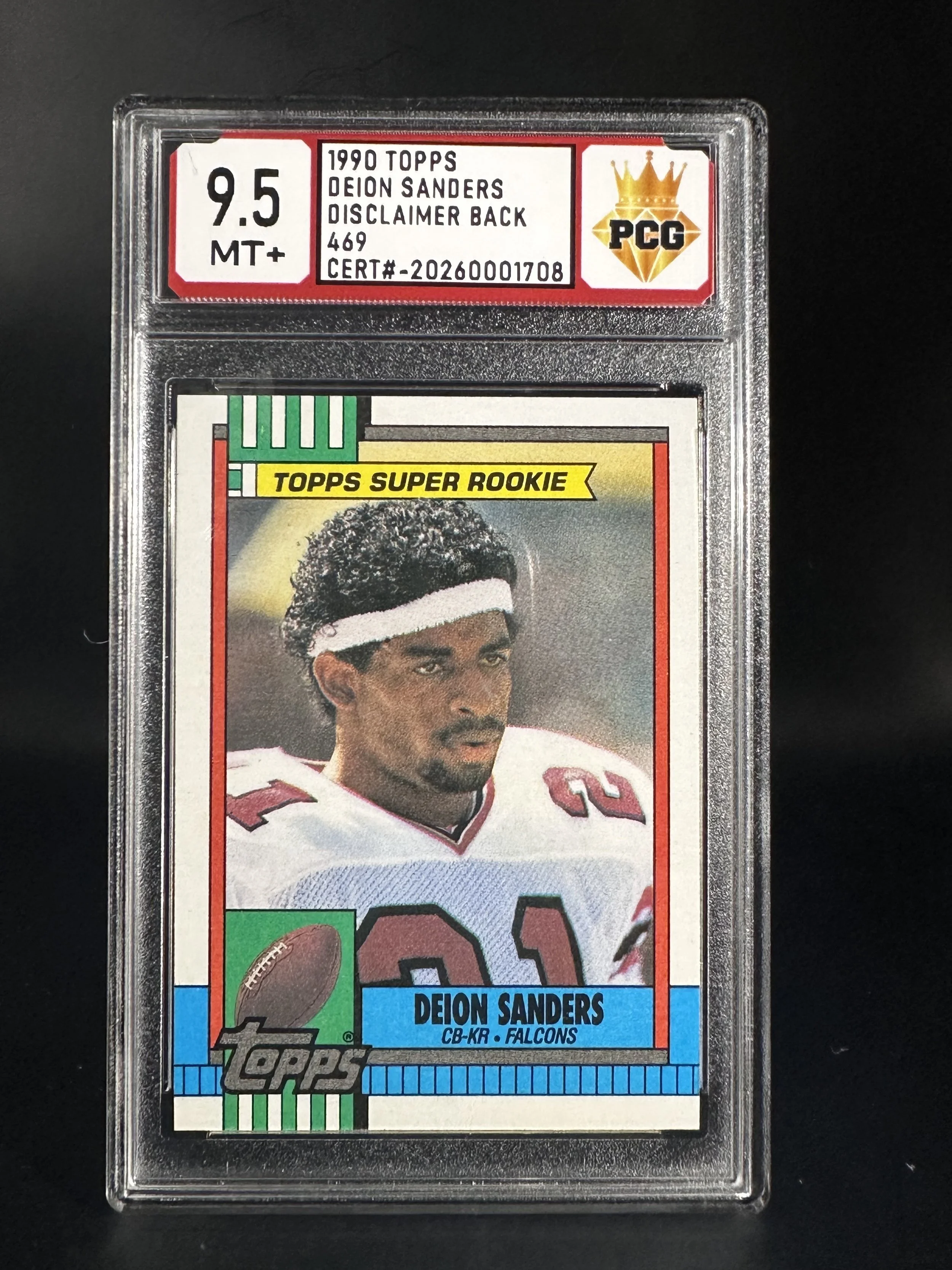 #20260001708 1990 DEION SANDERS 9.5 MT+