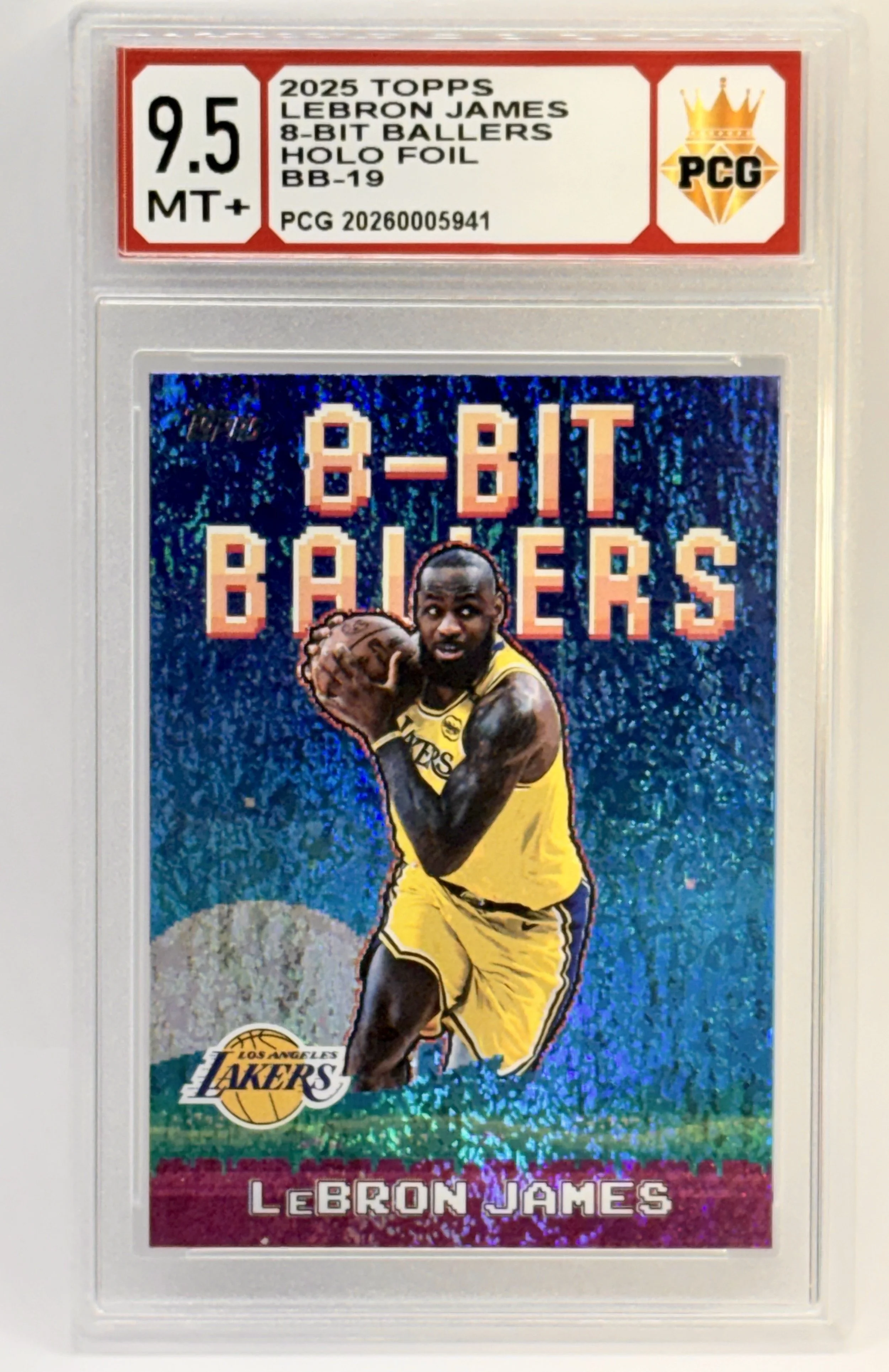 #20260005941 2025 TOPPS LEBRON JAMES 9.5 MT+