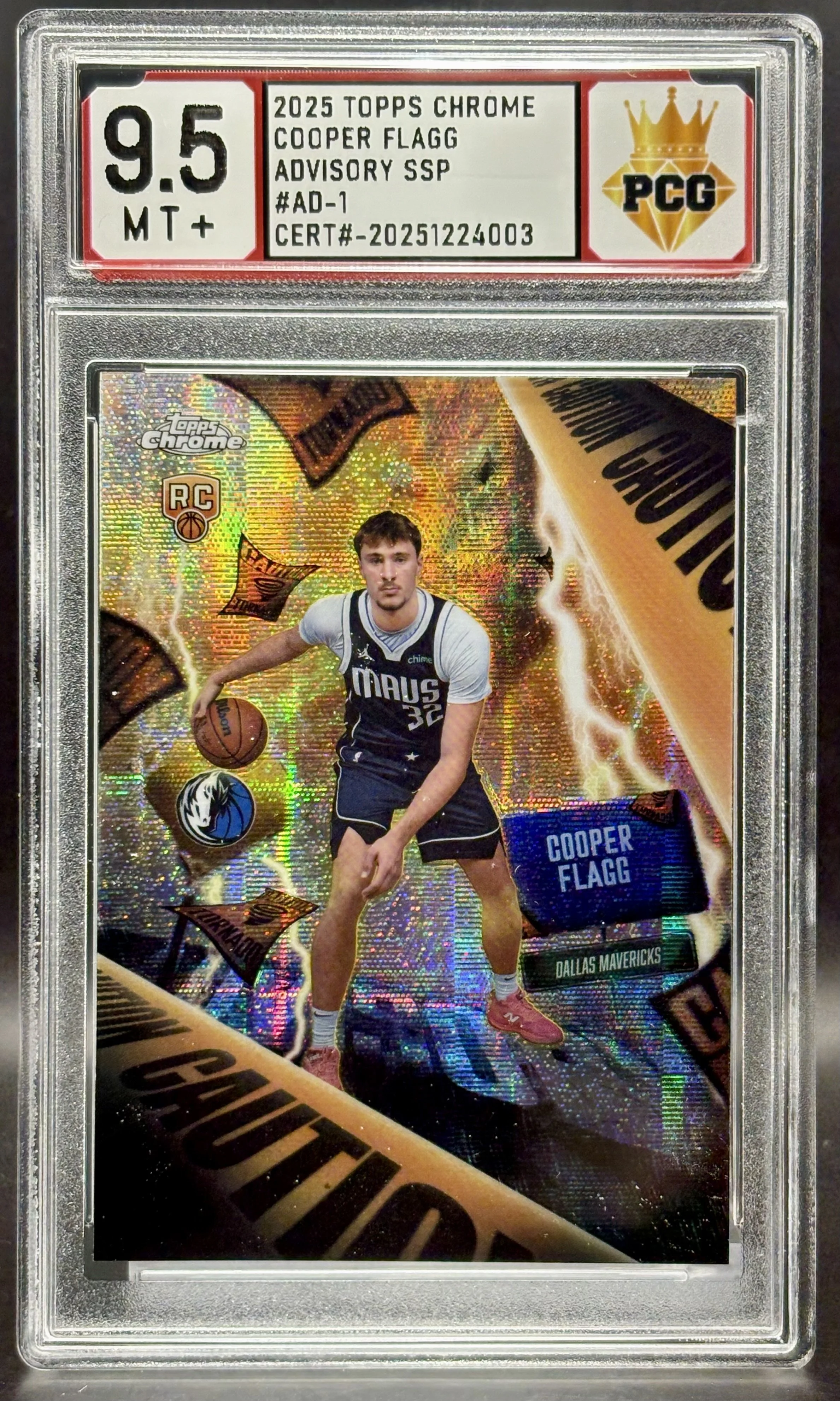 #20251224003 2025 Cooper Flagg RC 9.5 MT+