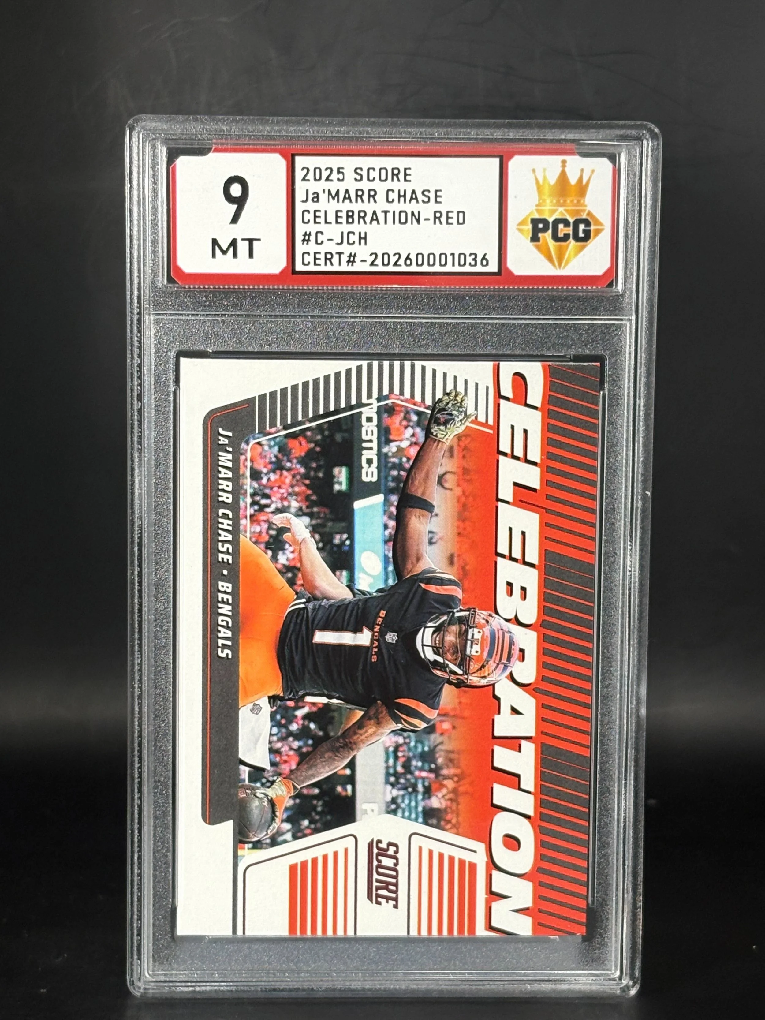 #20260001036 2025 SCORE JA MAARR CHASE 9 MT