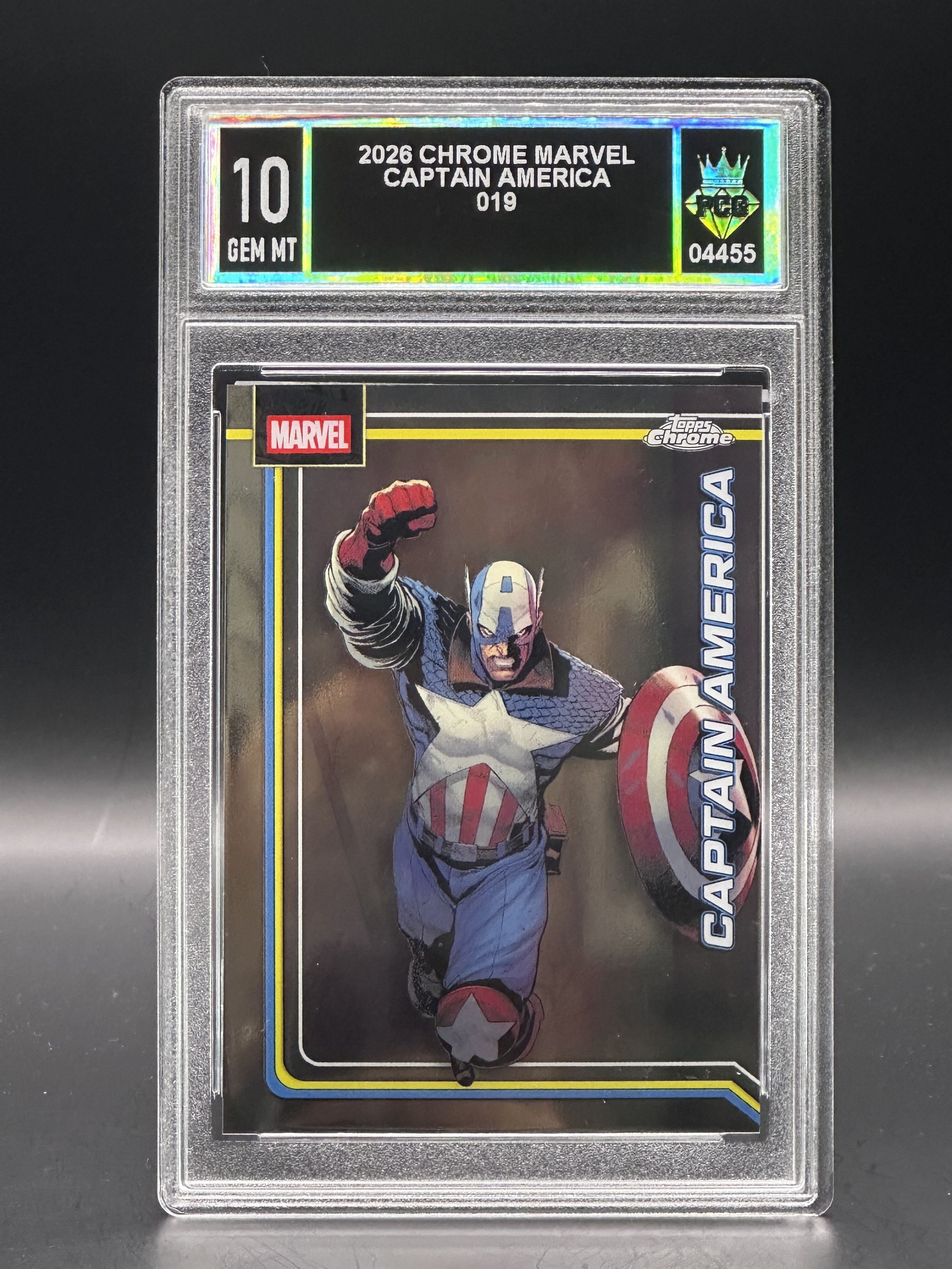 #04455 2026 CAPTAIN AMERICA 10 GEM MT
