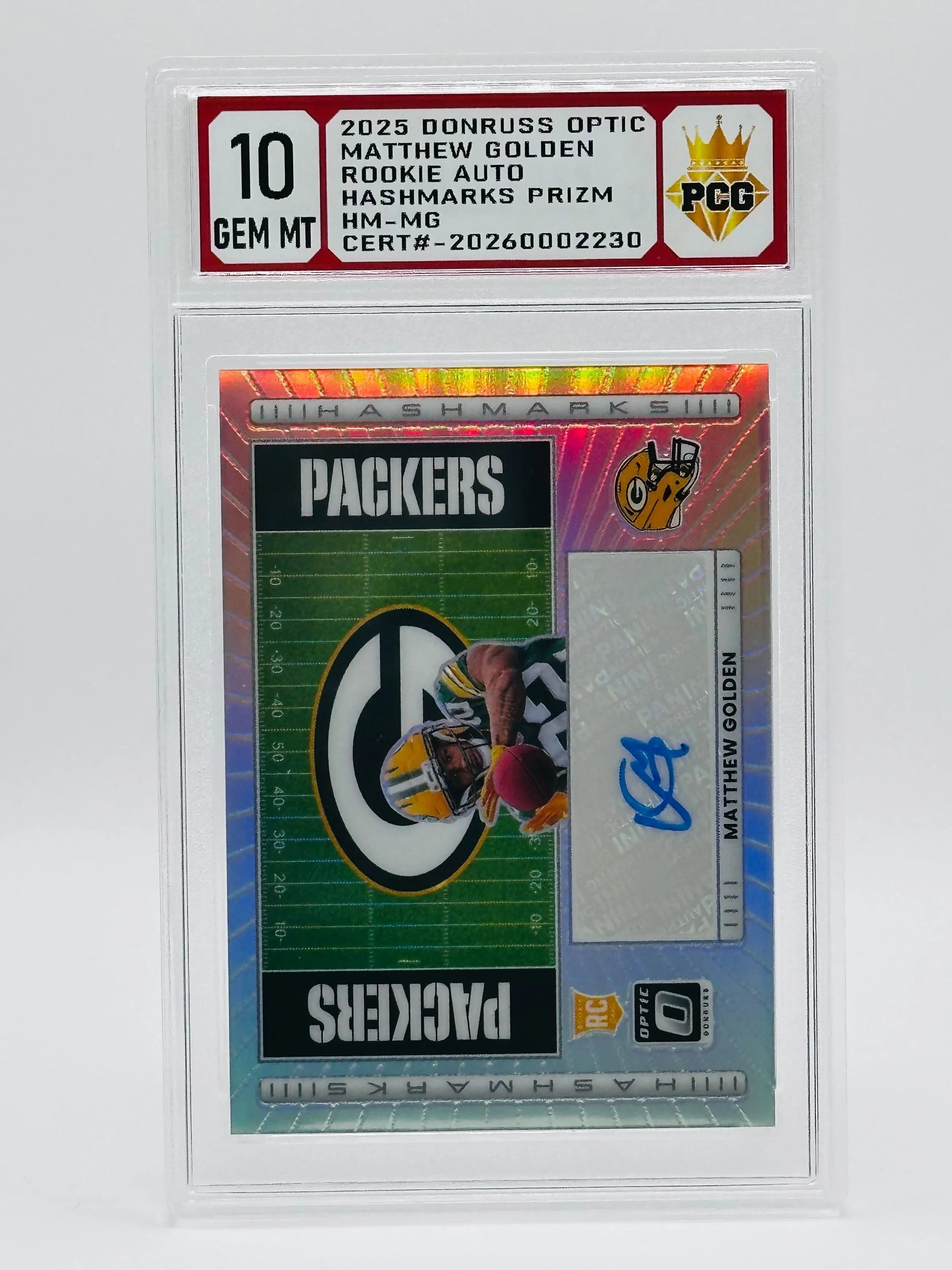 #20260002230 2025 MATTHEW GOLDEN RC AUTO 10 GEM MT