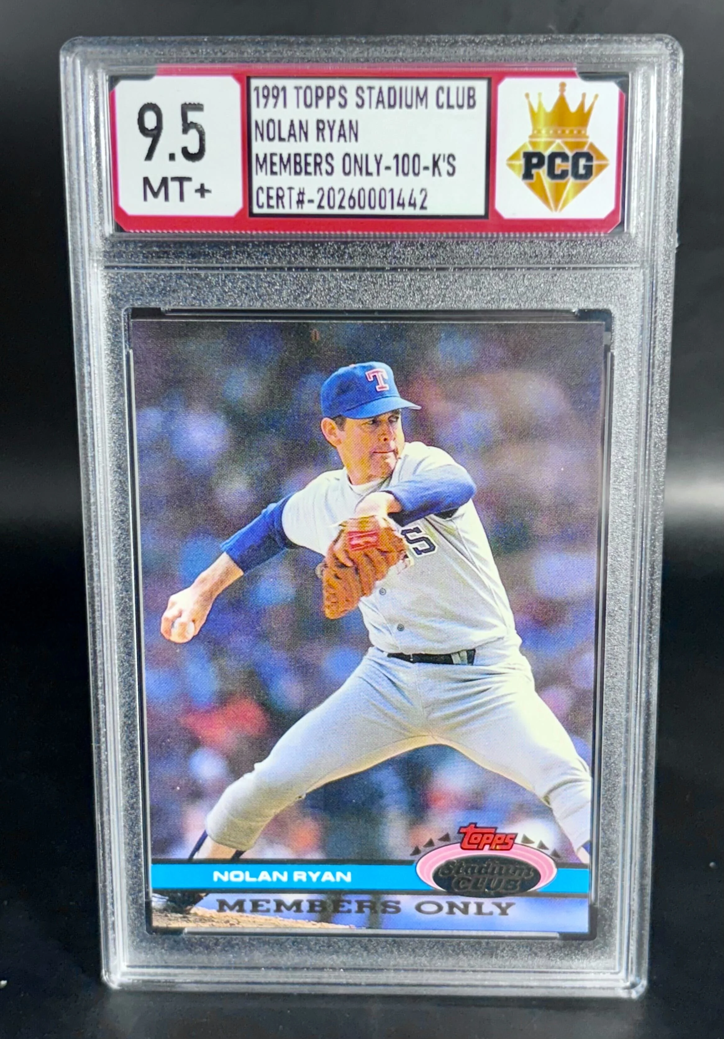 #20260001442 1991 NOLAN RYAN 9.5 MT+