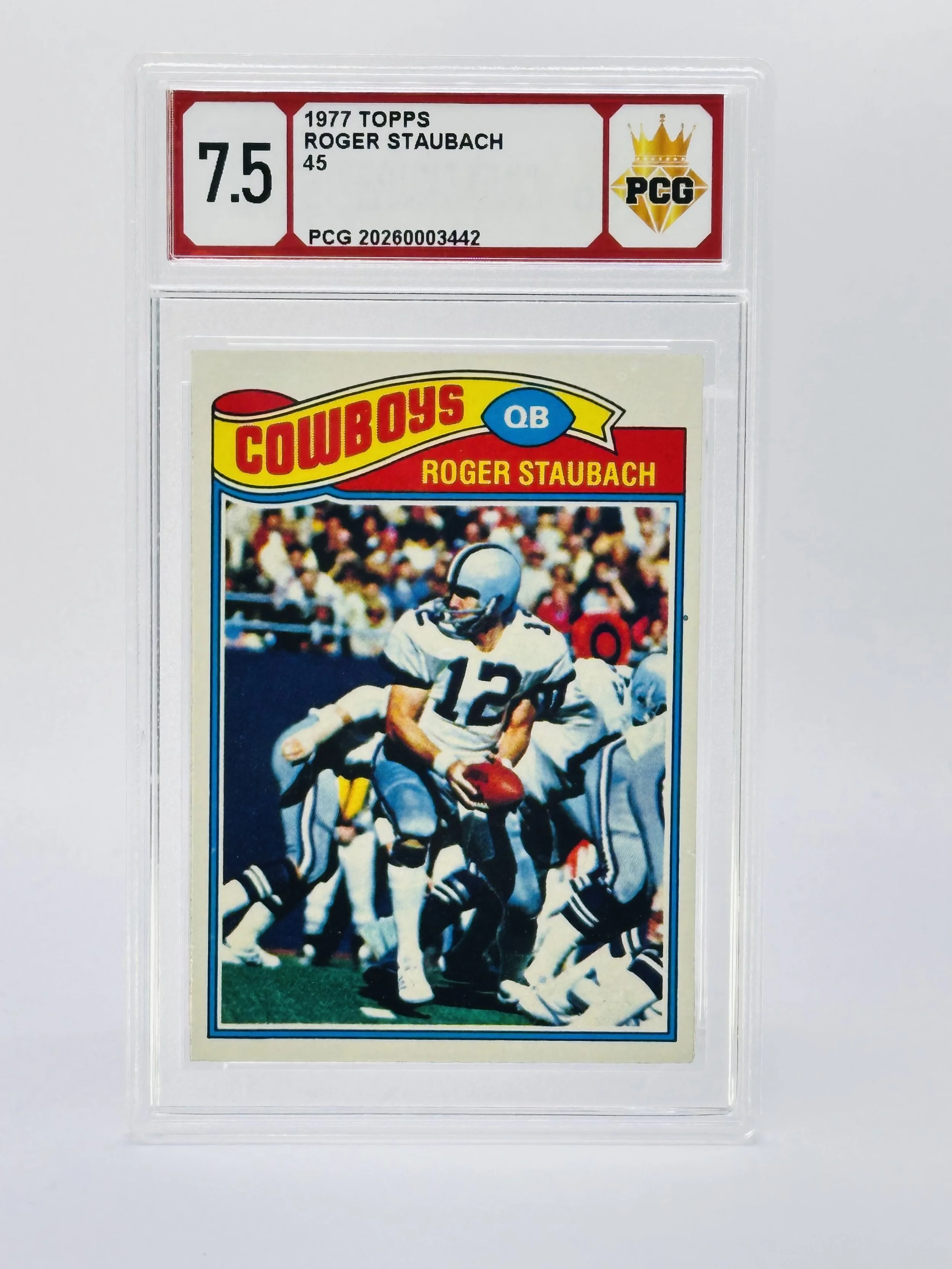 #20260003442 1977 ROGER STAUBACH 7.5