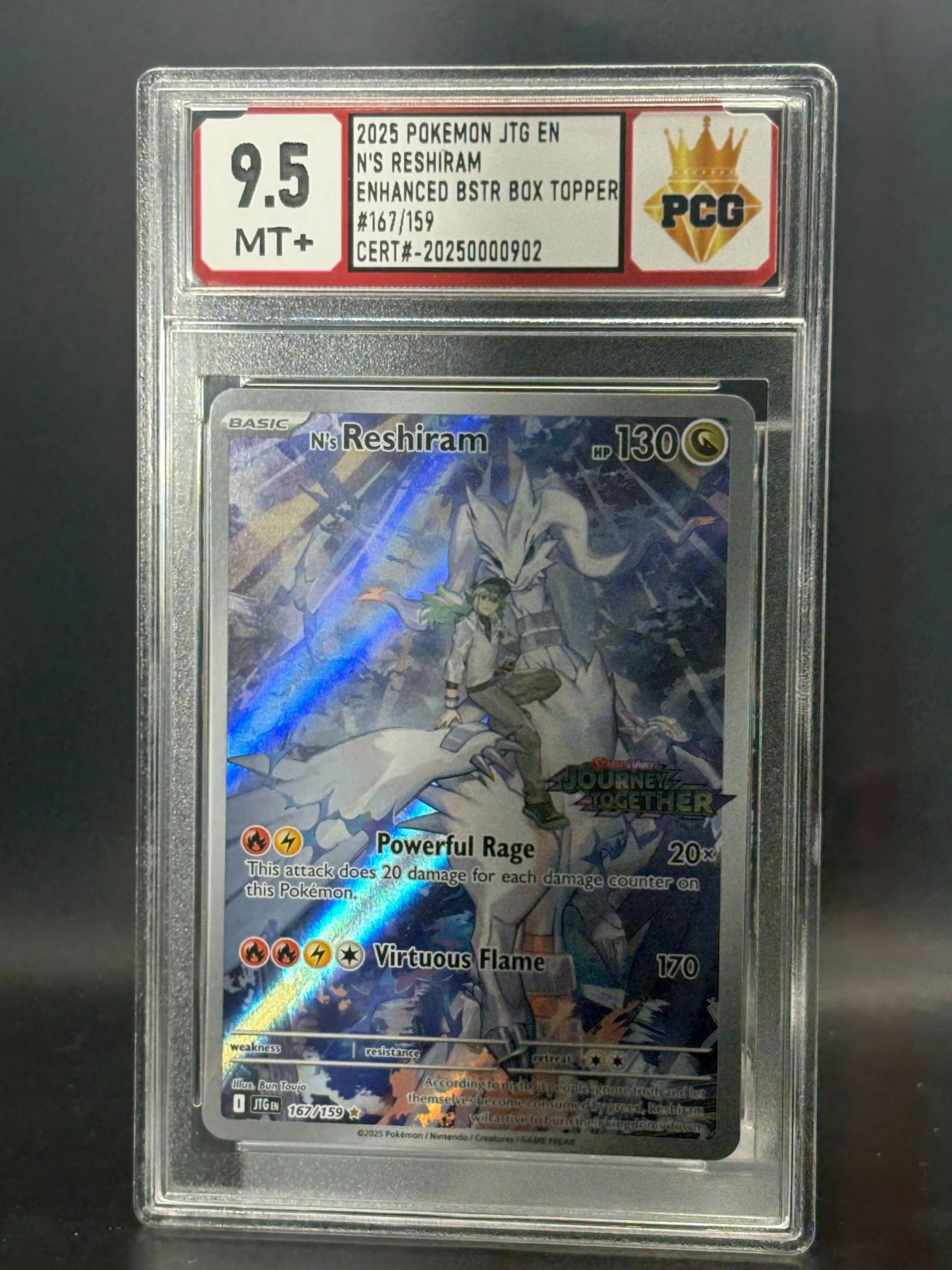 #20251250000902 2025 POKEMON JTG EN 9.5 MT+