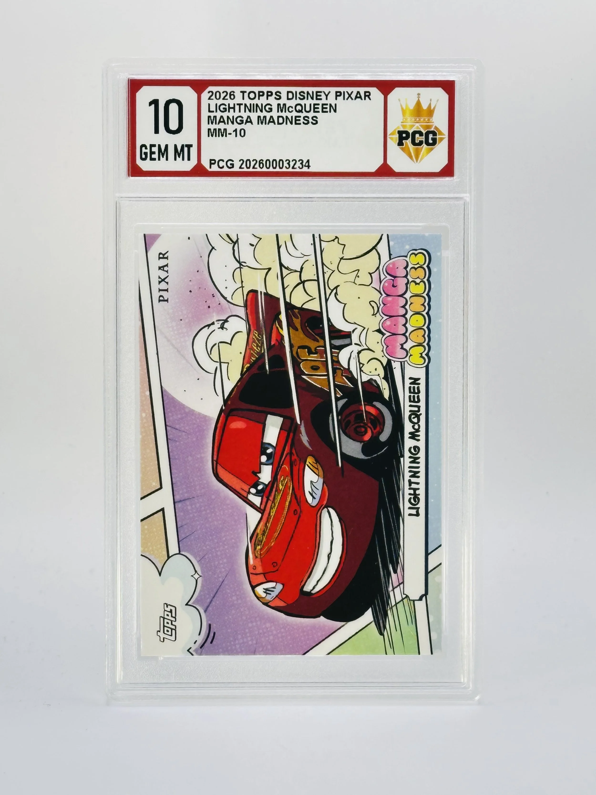 #20250003234 2026 LIGHTNING MCQUEEN 10 GEM MT