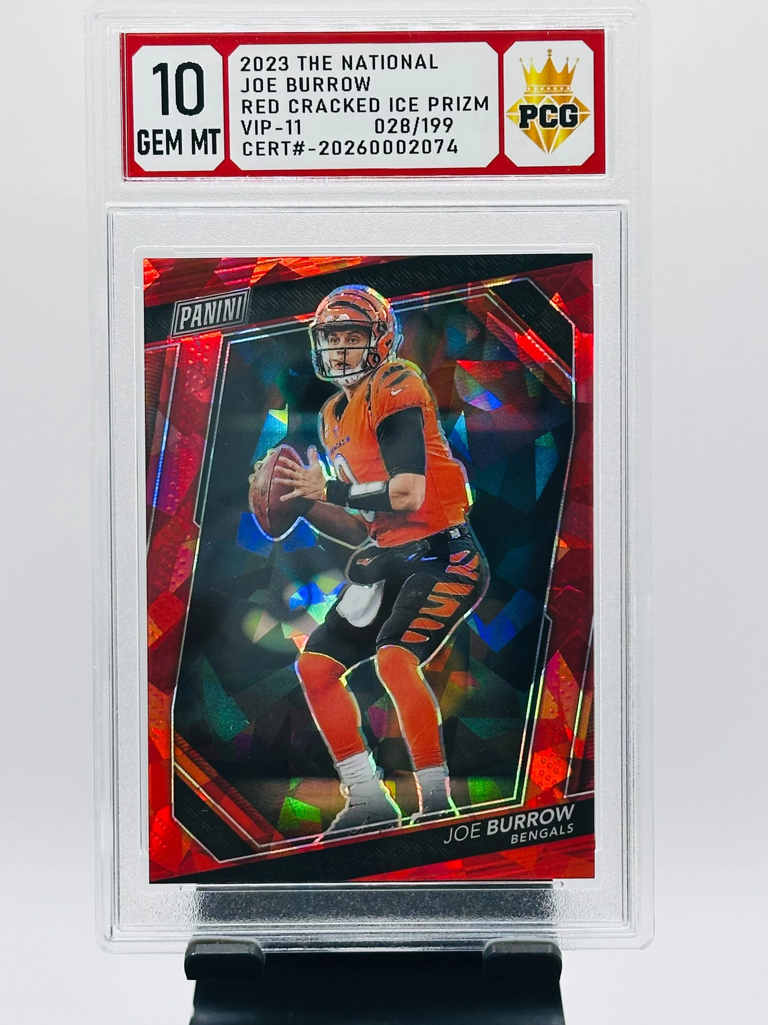#20260002074 2023 JOE BURROW 10 GEM MT