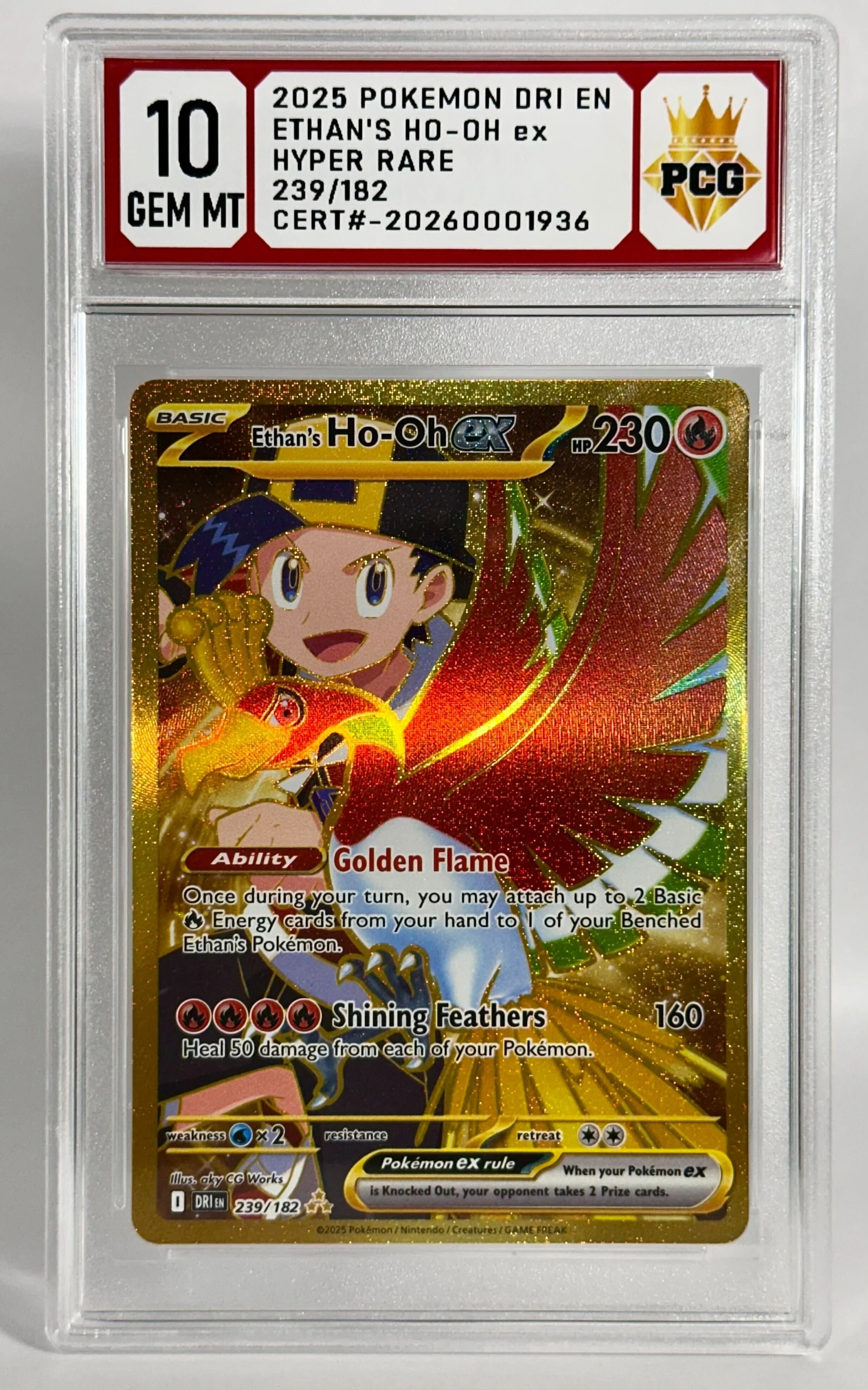 #20260001936 2025 ETHAN'S HO-OH EX 10 GEM MT