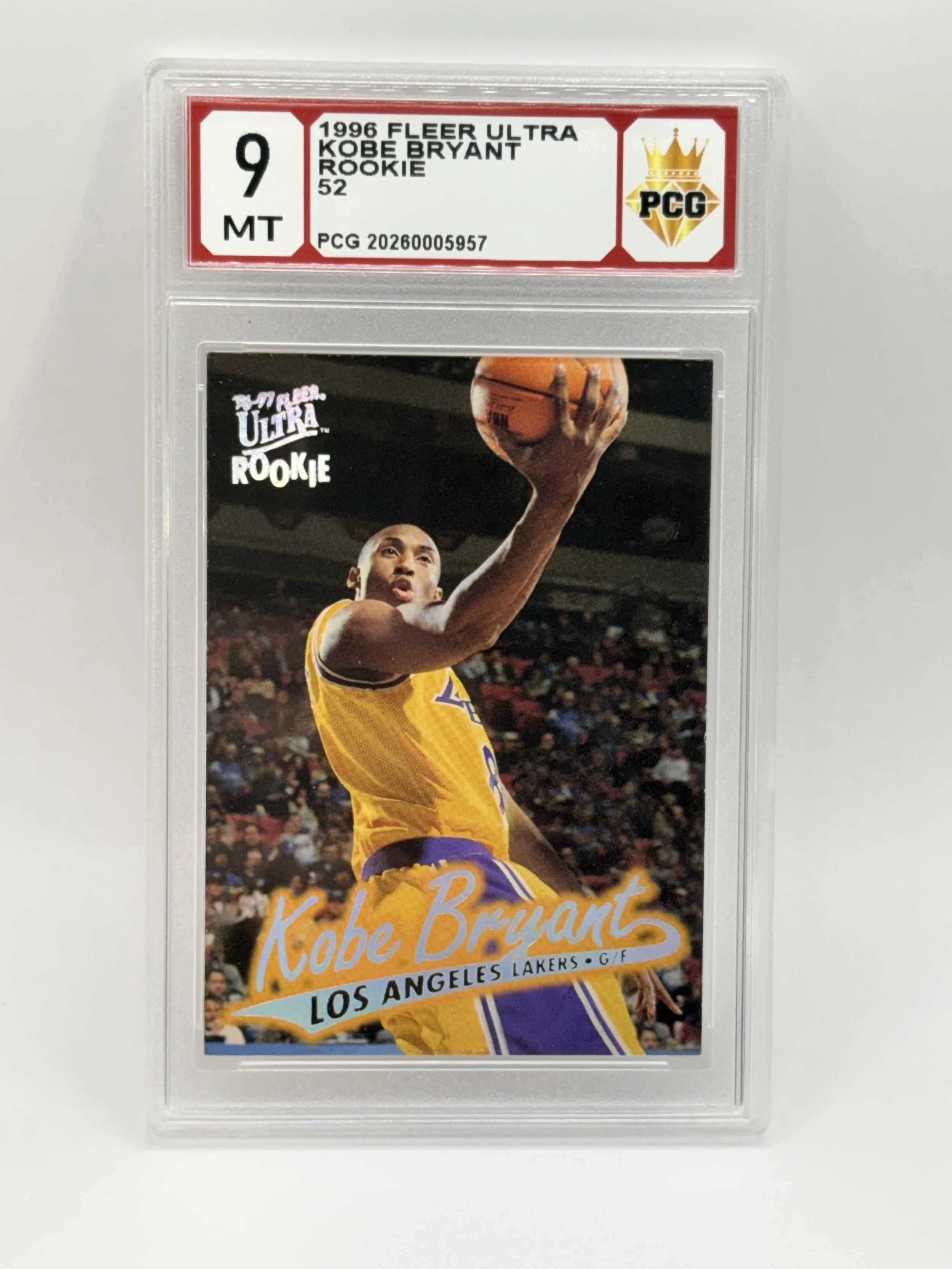 #20260005957 1996 KOBE BRYANT RC 9 MT