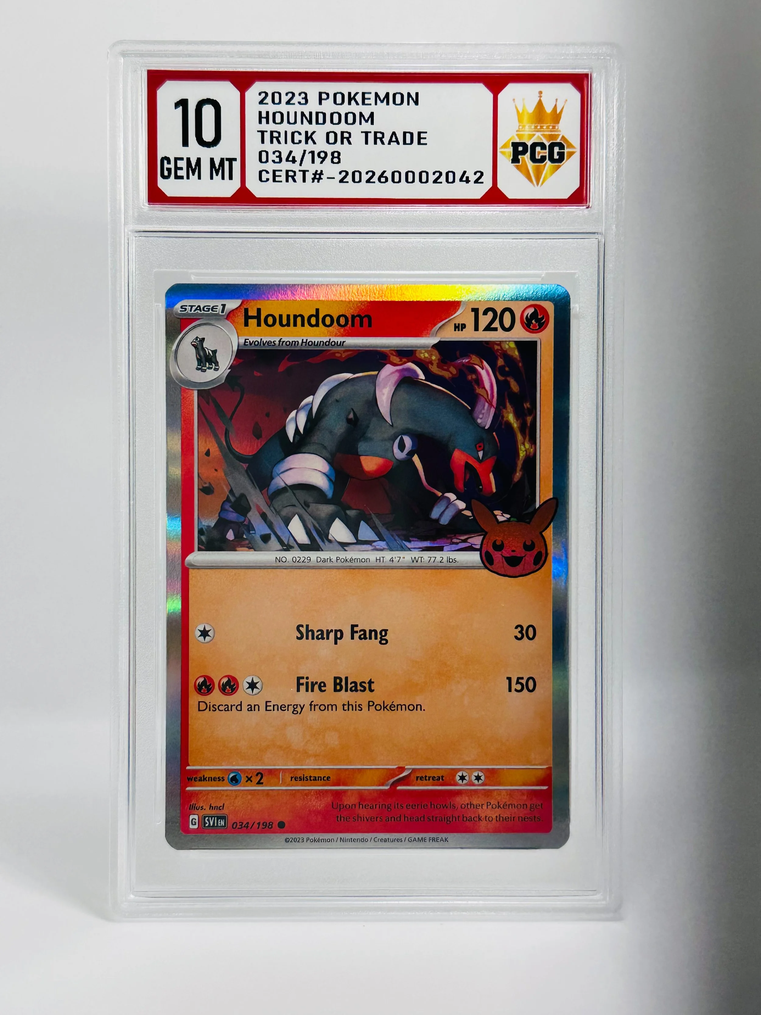#20260002042 2023 HOUNDOOM 10 GEM MT