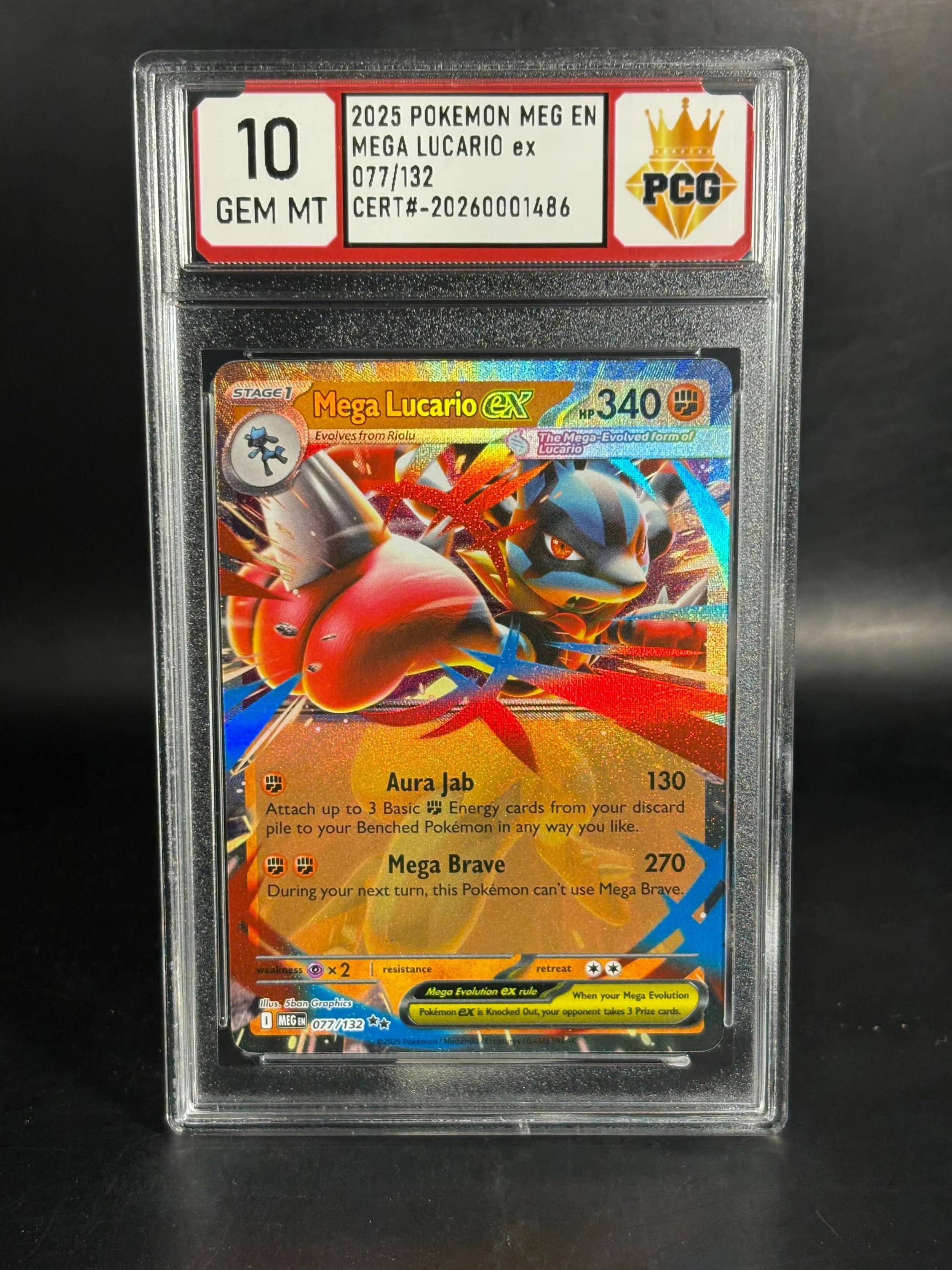 #20260001486 2025 MEGA LUCARIO 10 GEM MT