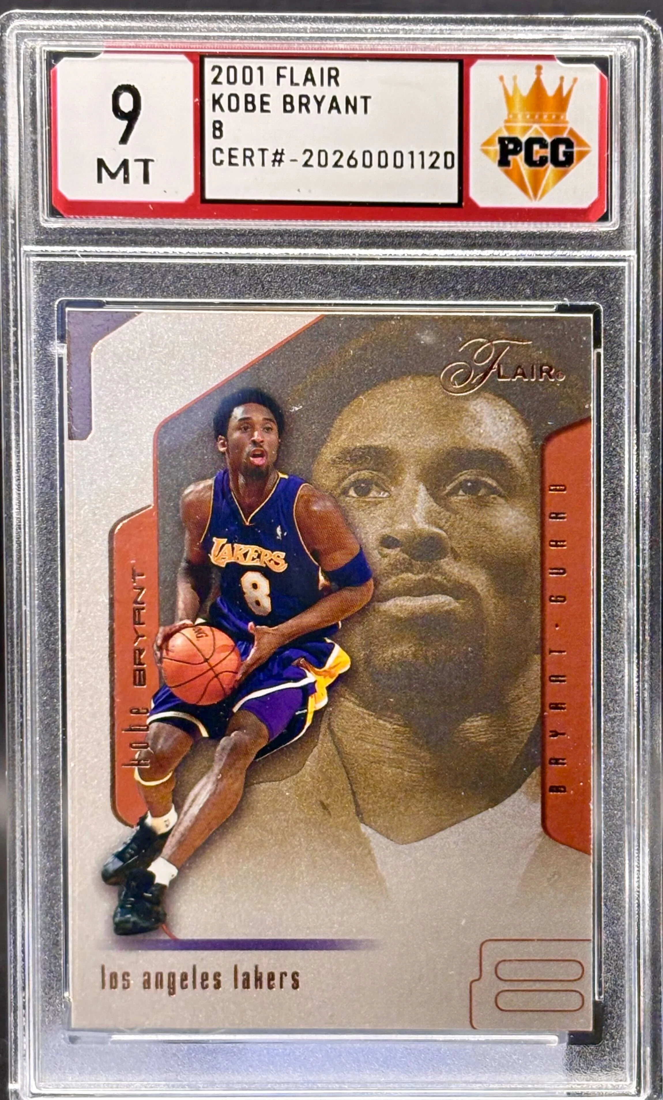 #20260001120 2001 KOBE BRYANT 9 MT