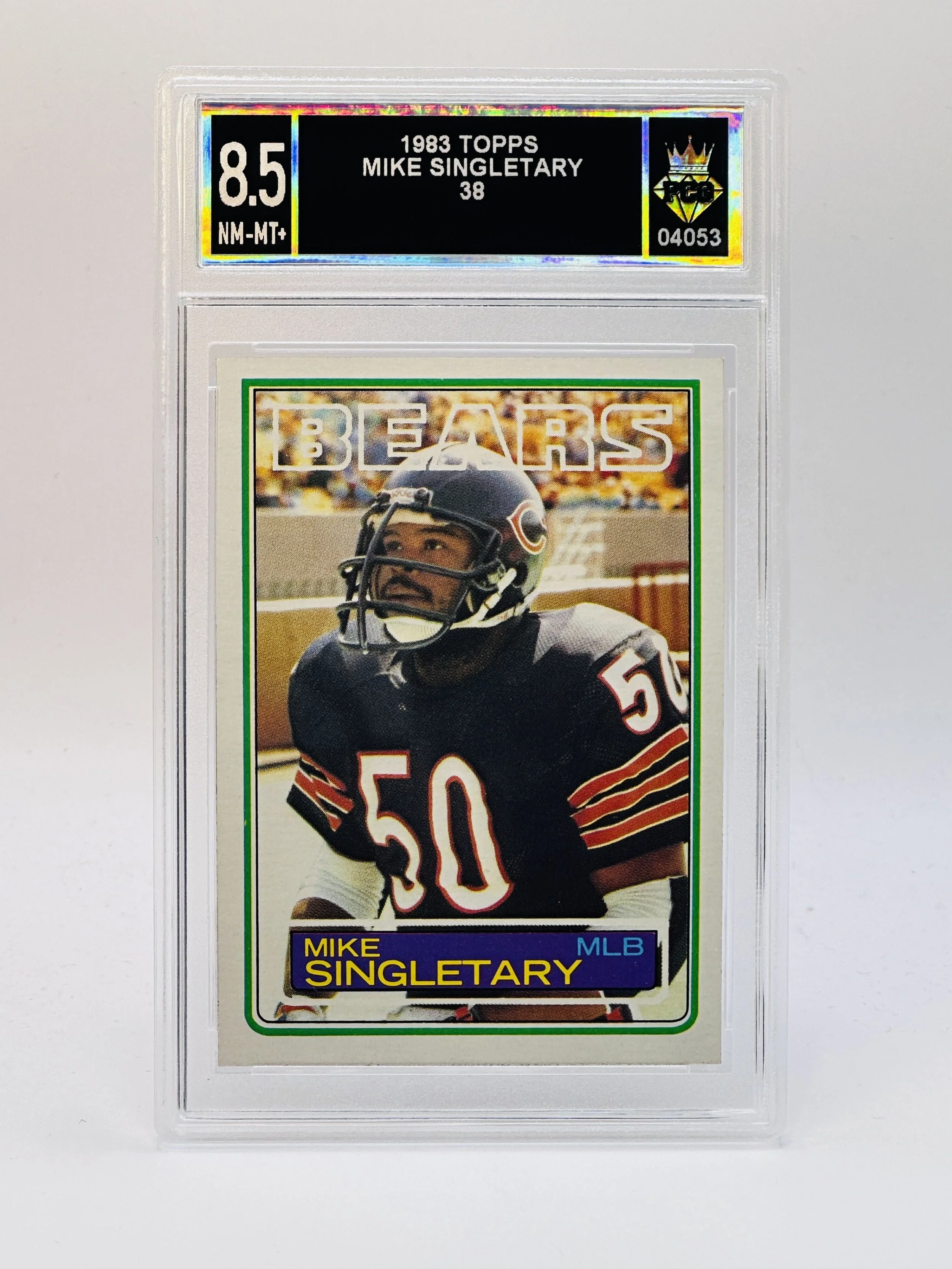 #20260004053 1983 MIKE SINGLETARY 8.5 NM-MT+