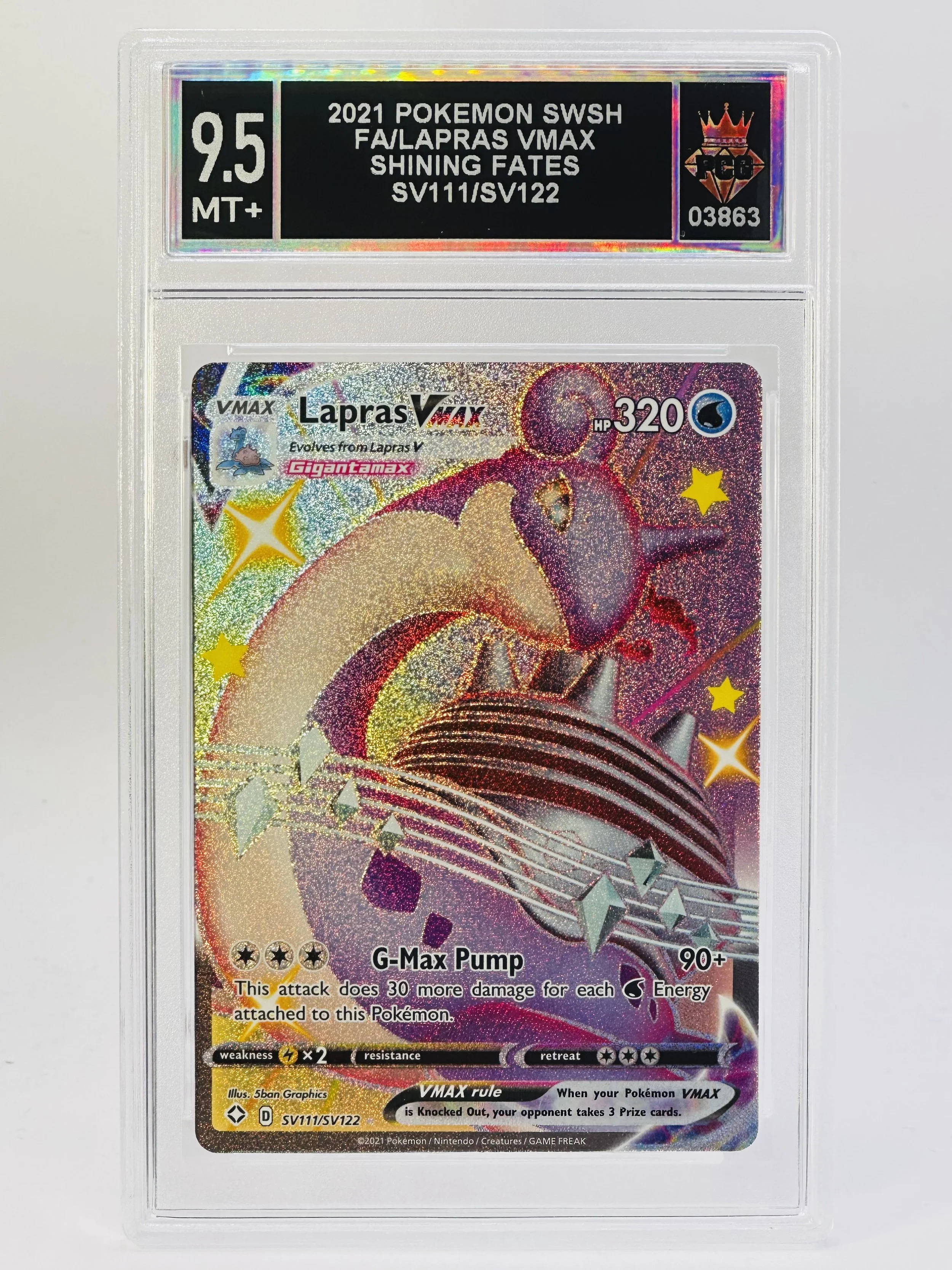 #20260003863 2021 FA/LAPRAS VMAX 9.5 MT+