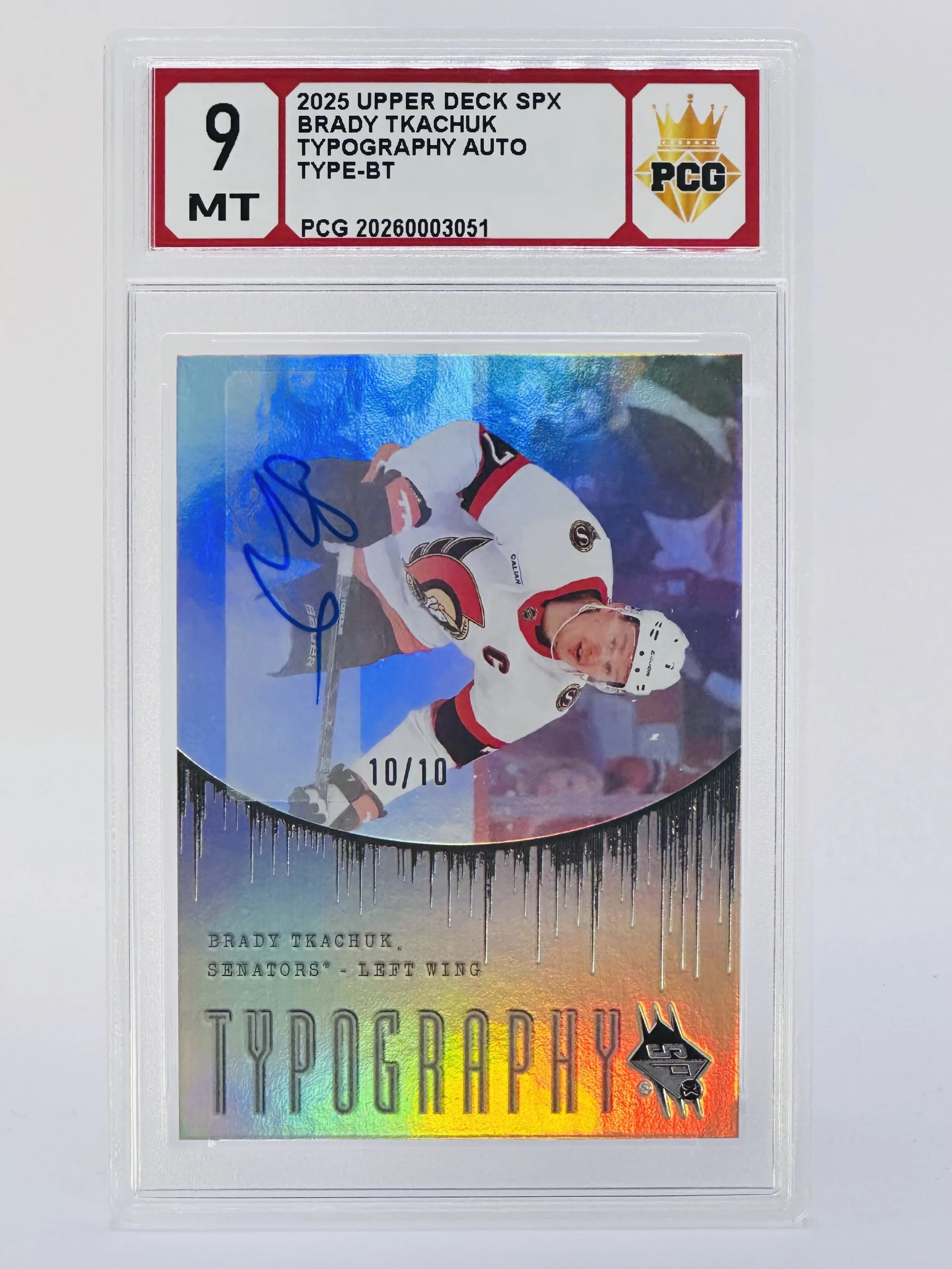 #20260003051 2025 BRADY TKACHUK 9 MT