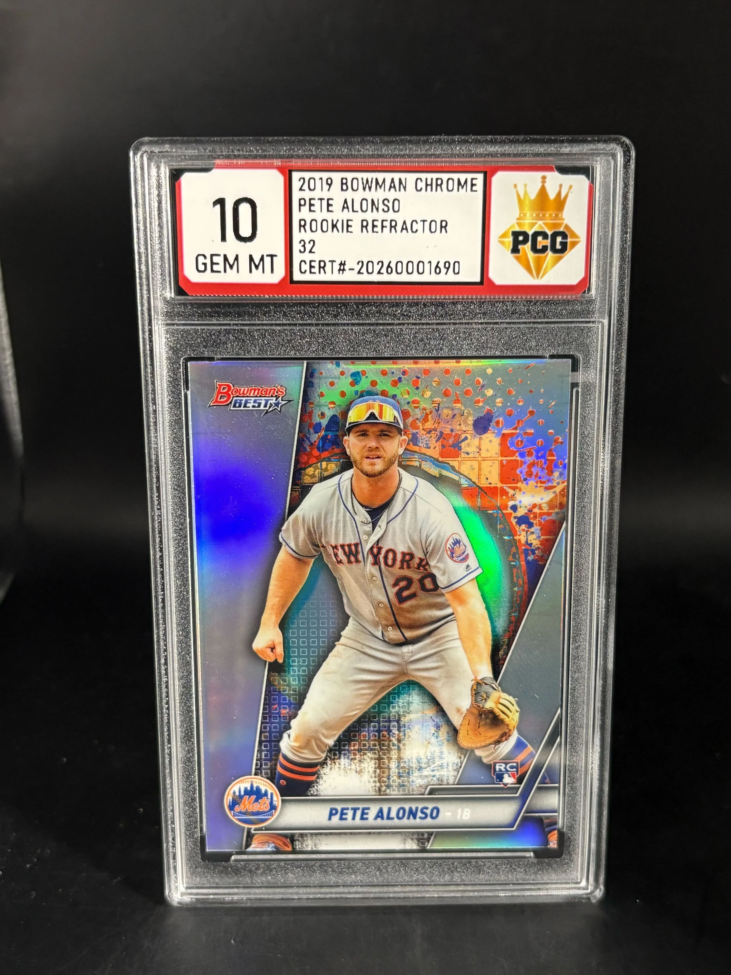 #20260001690 2019 PETE ALONSO 10 GEM MT