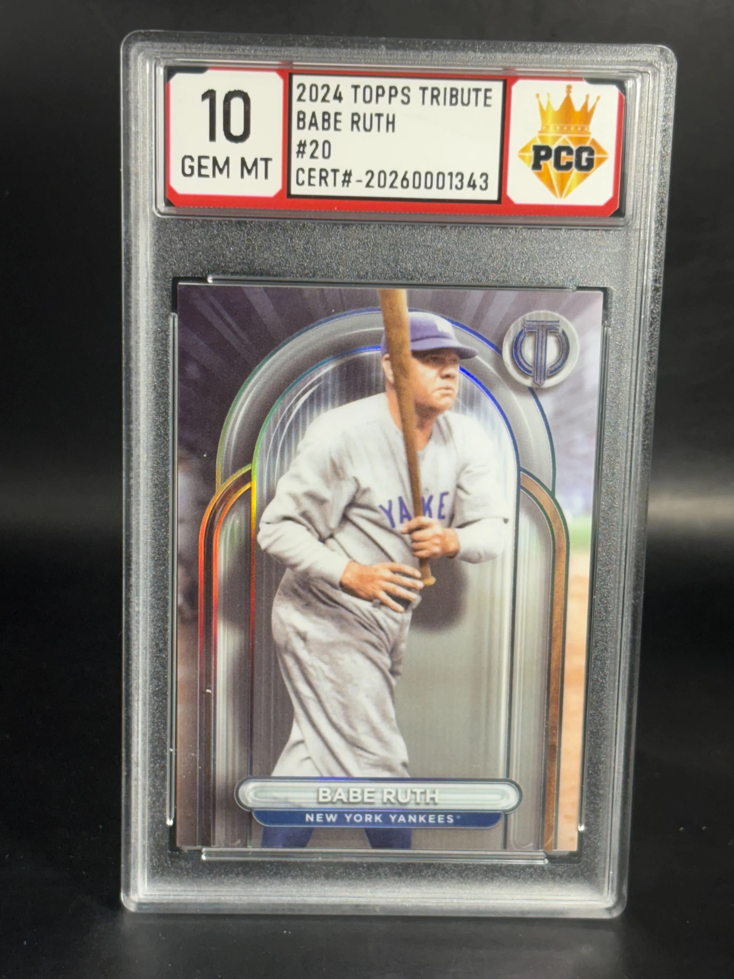 #20260001343 2024 BABE RUTH 10 GEM MT