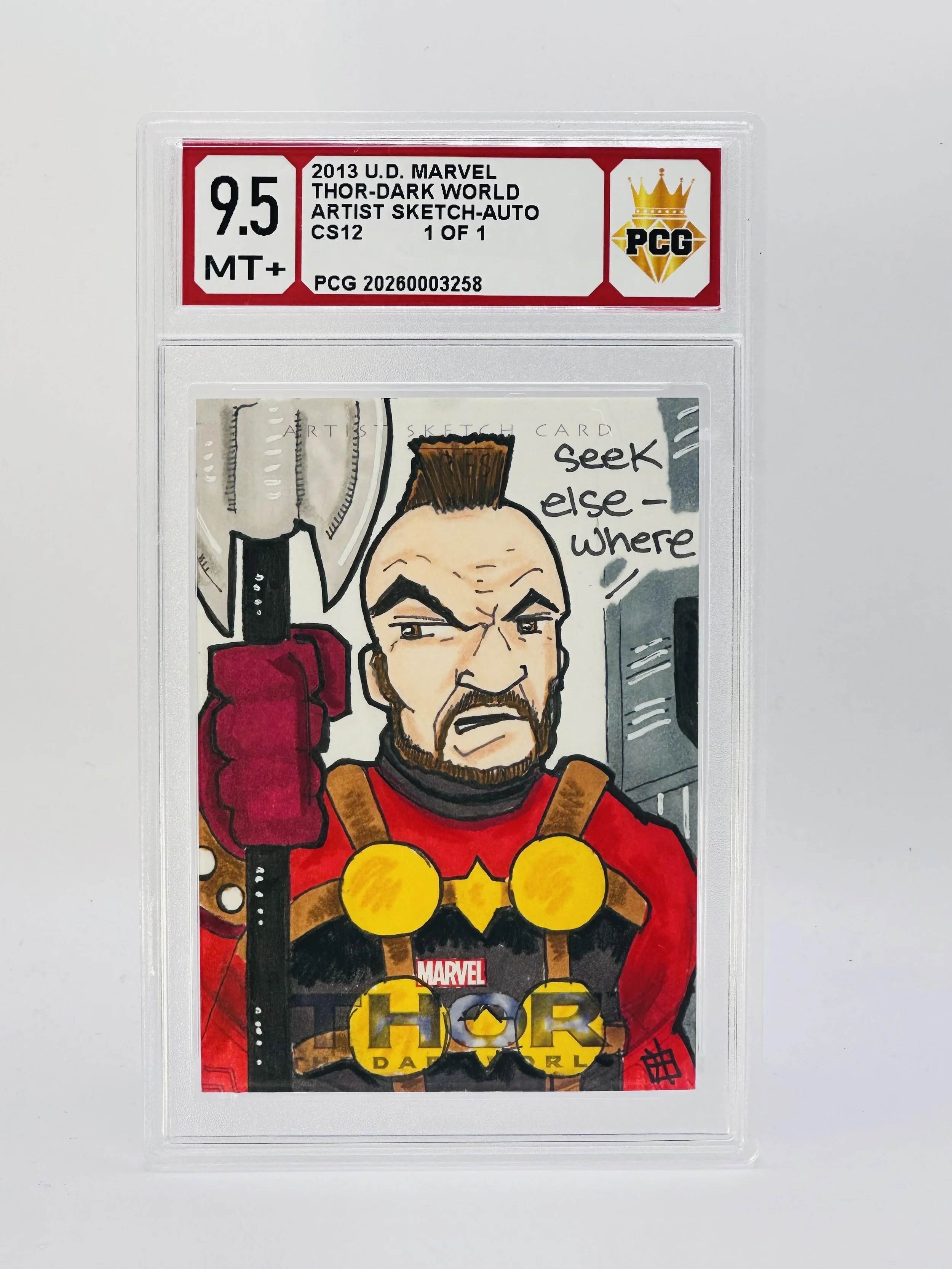 #20250003258 2013 THOR-DARK WORLD ARTIST 9.5 MT+