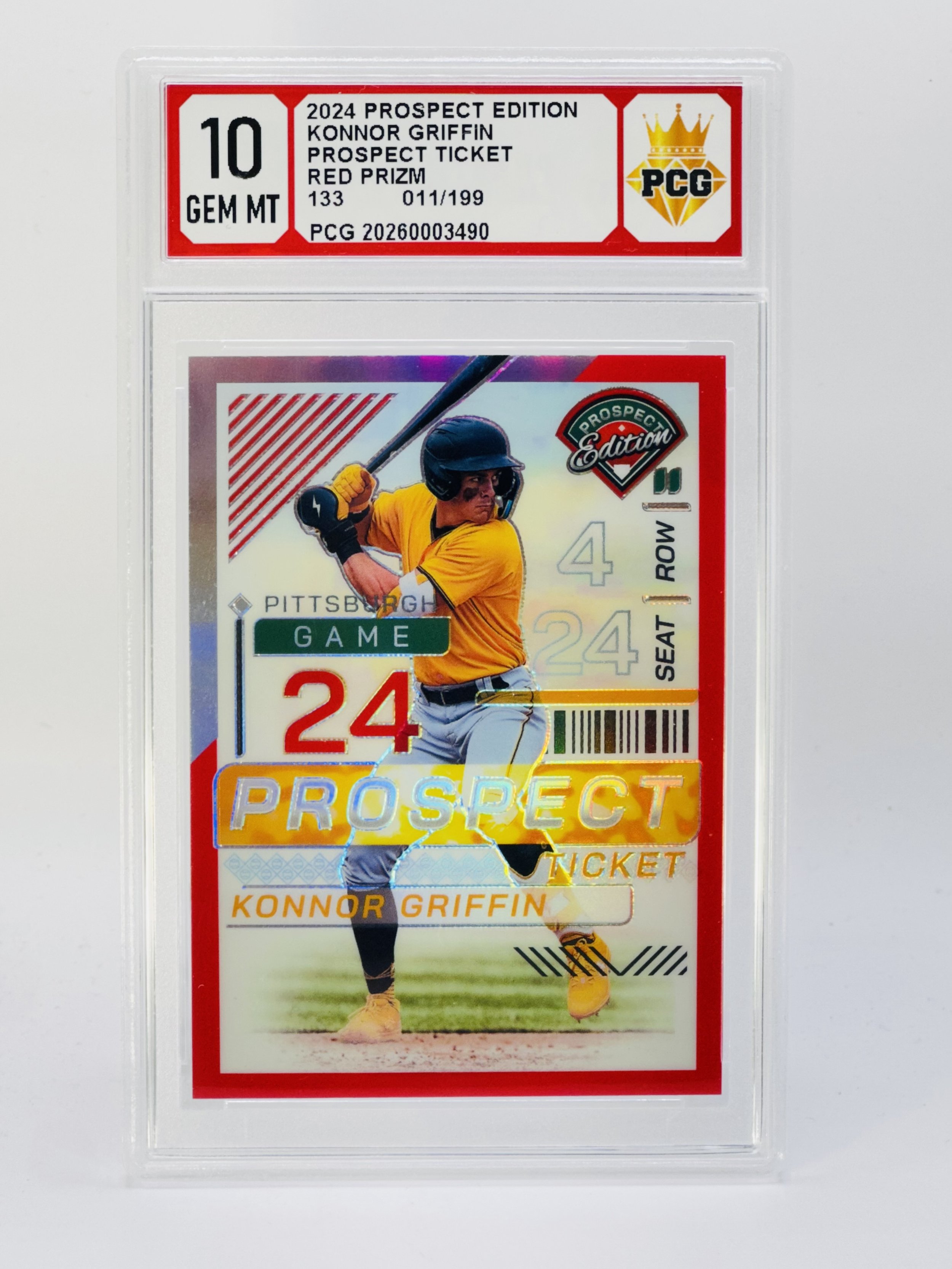 #20260003490 2024 KONNOR GRIFFIN 10 GEM MT