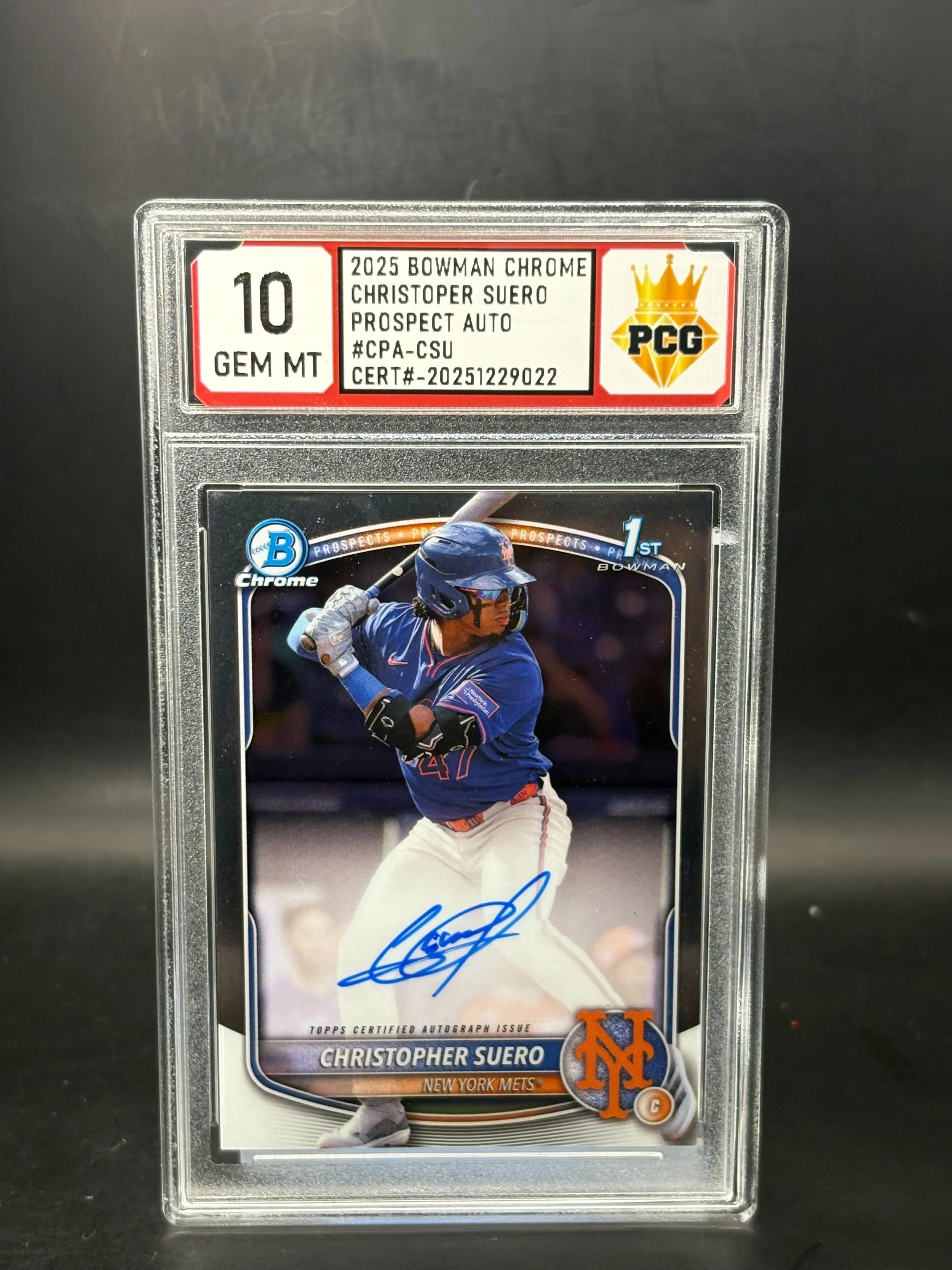 #20251229022 2025 CHRISTOPHER SUERO 10 GEM MT