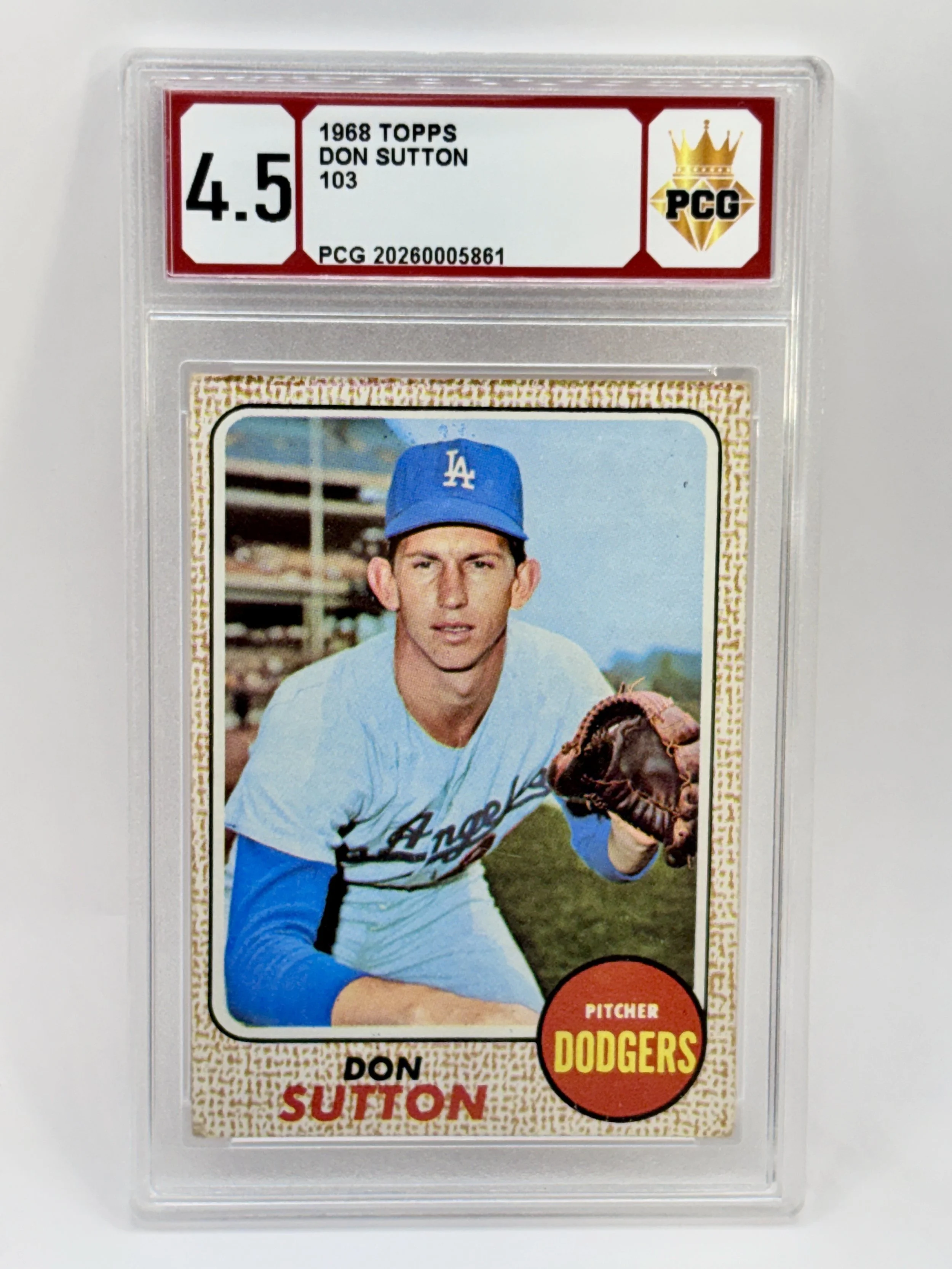 #20260005861 1968 DON SUTTON 4.5