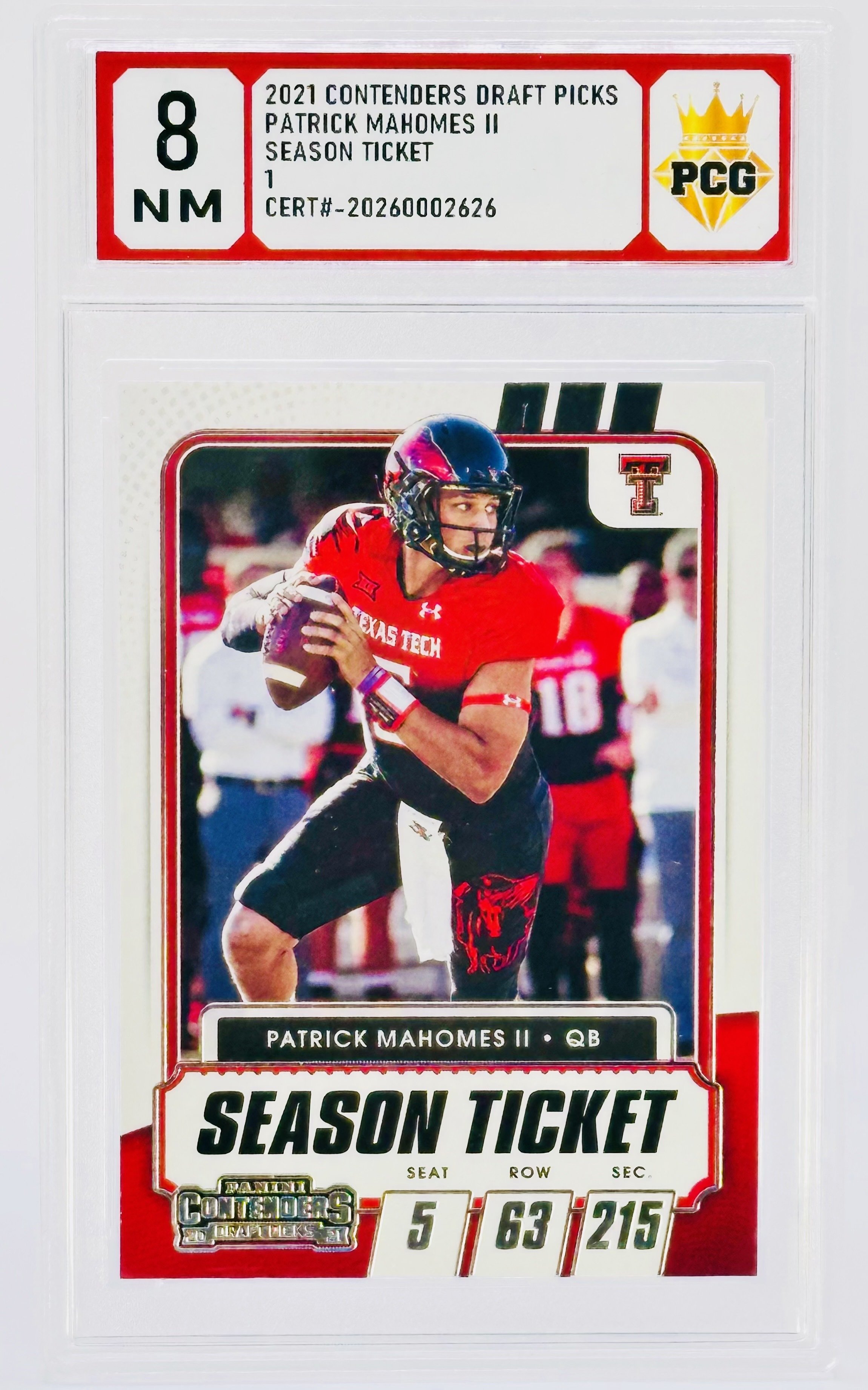 #20260002626 2021 PATRICK MAHOMES II 8 NM
