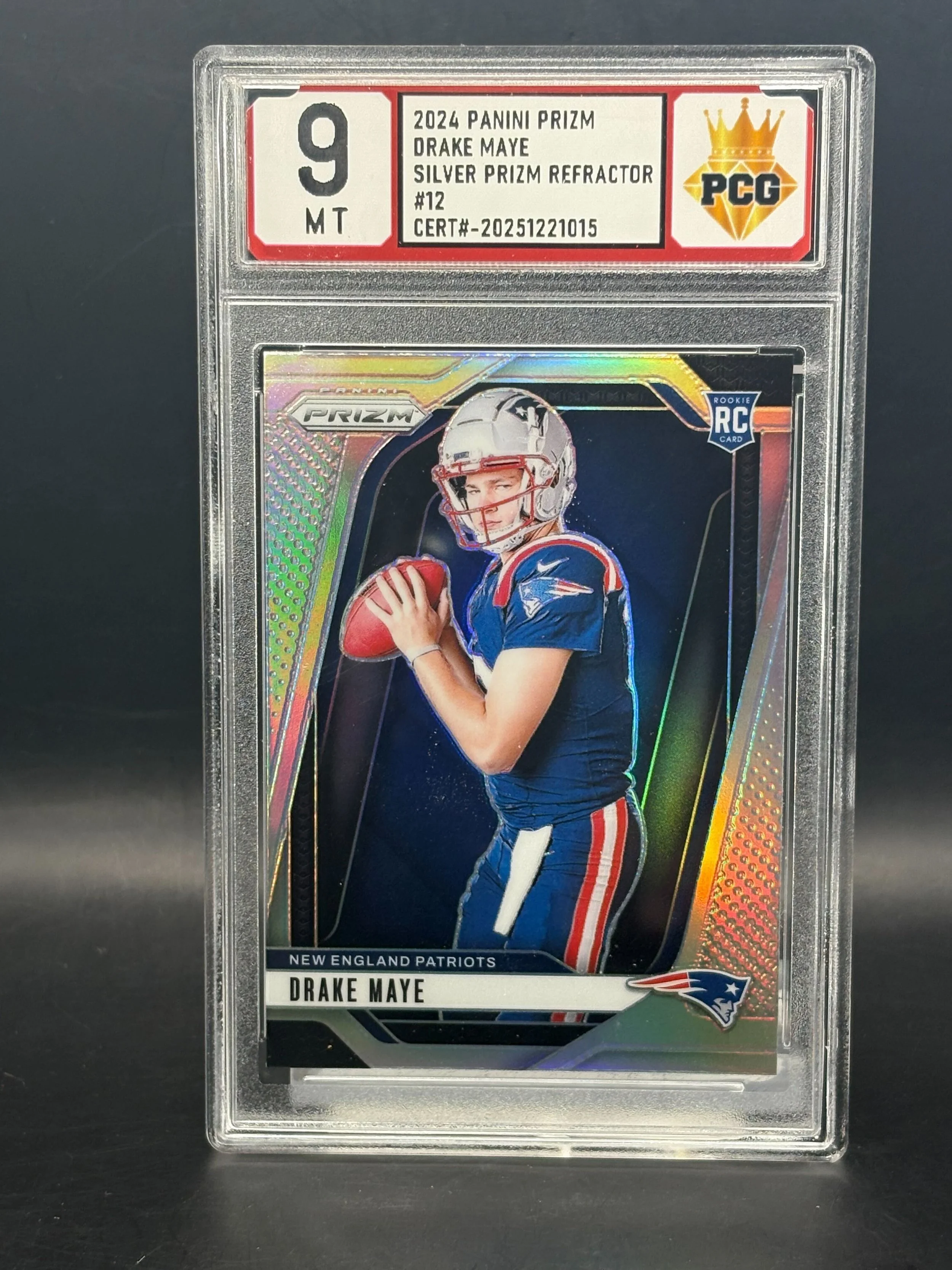 #20251221015 2024 PANINI PRIZM DRAKE MAYE RC 9 MT