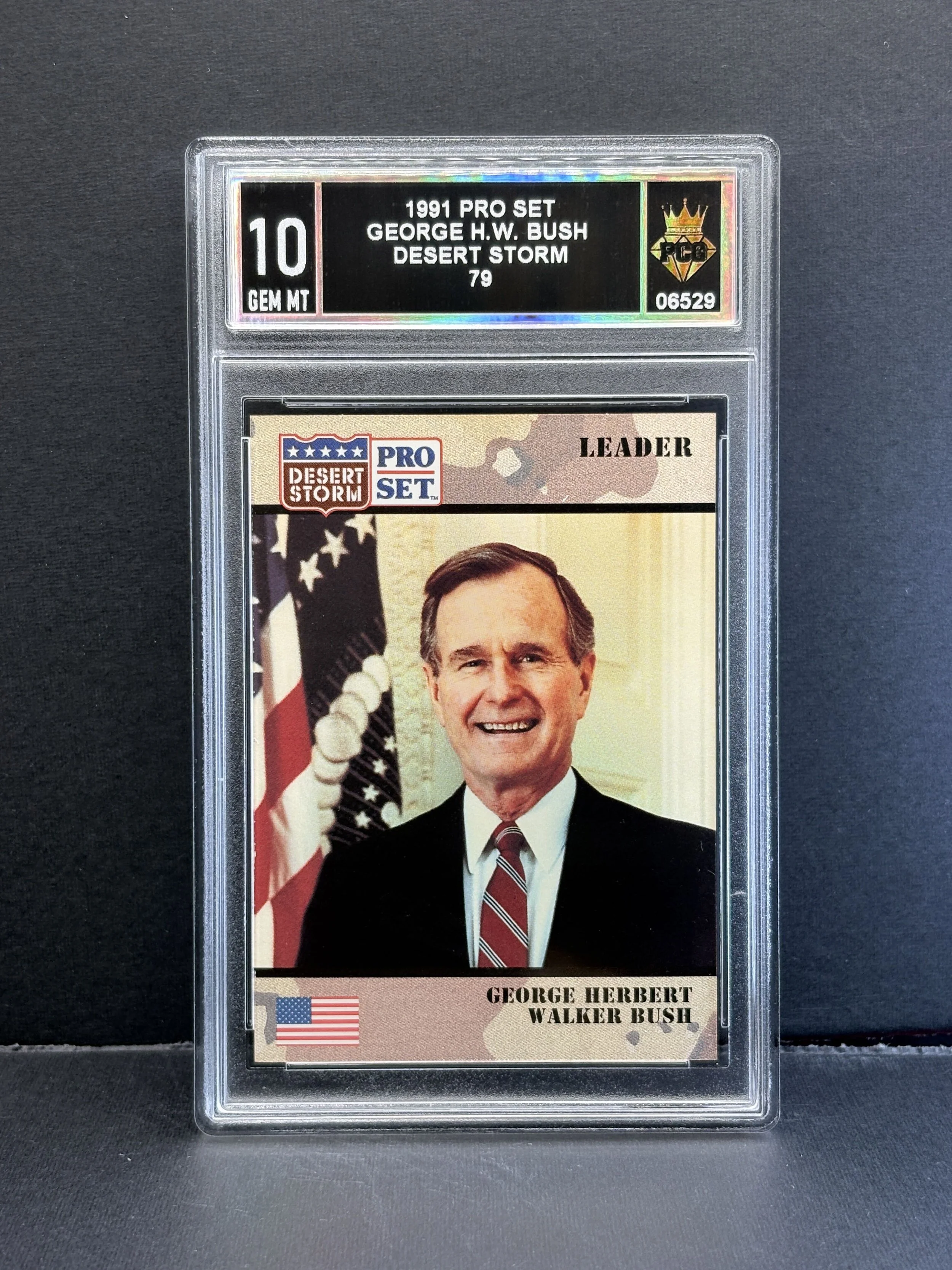 #06529 1991 GEORGE H.W. BUSH 10 GEM MT