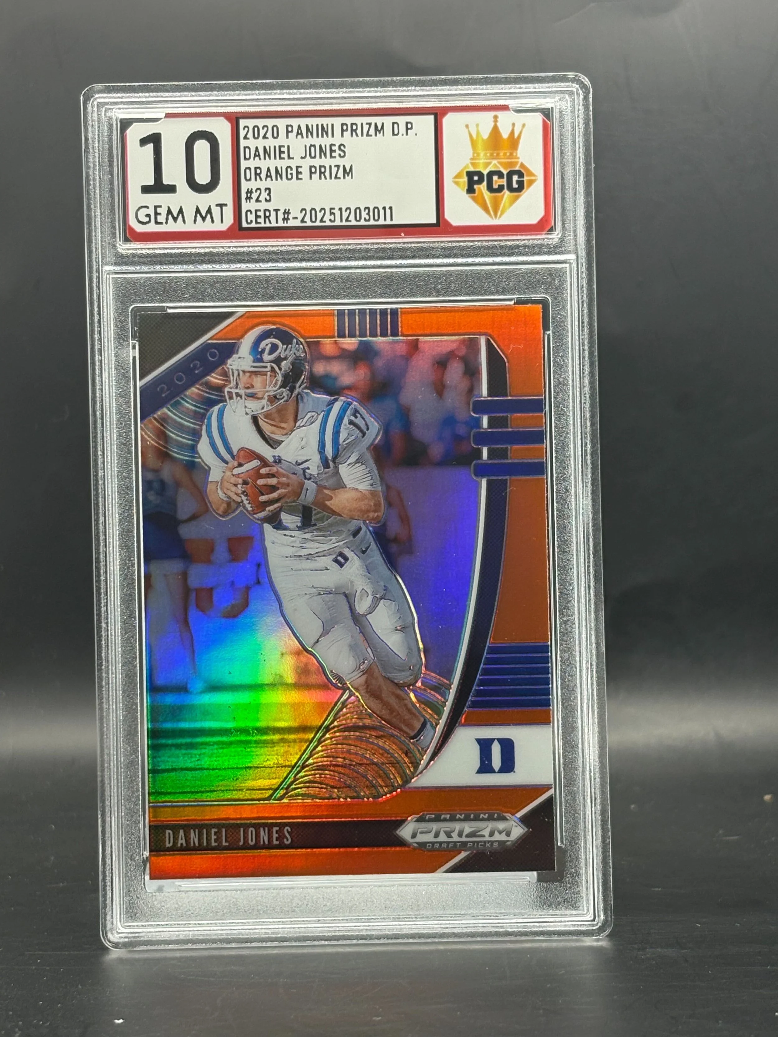 #20251203011 Daniel Jones 10 GEM MT