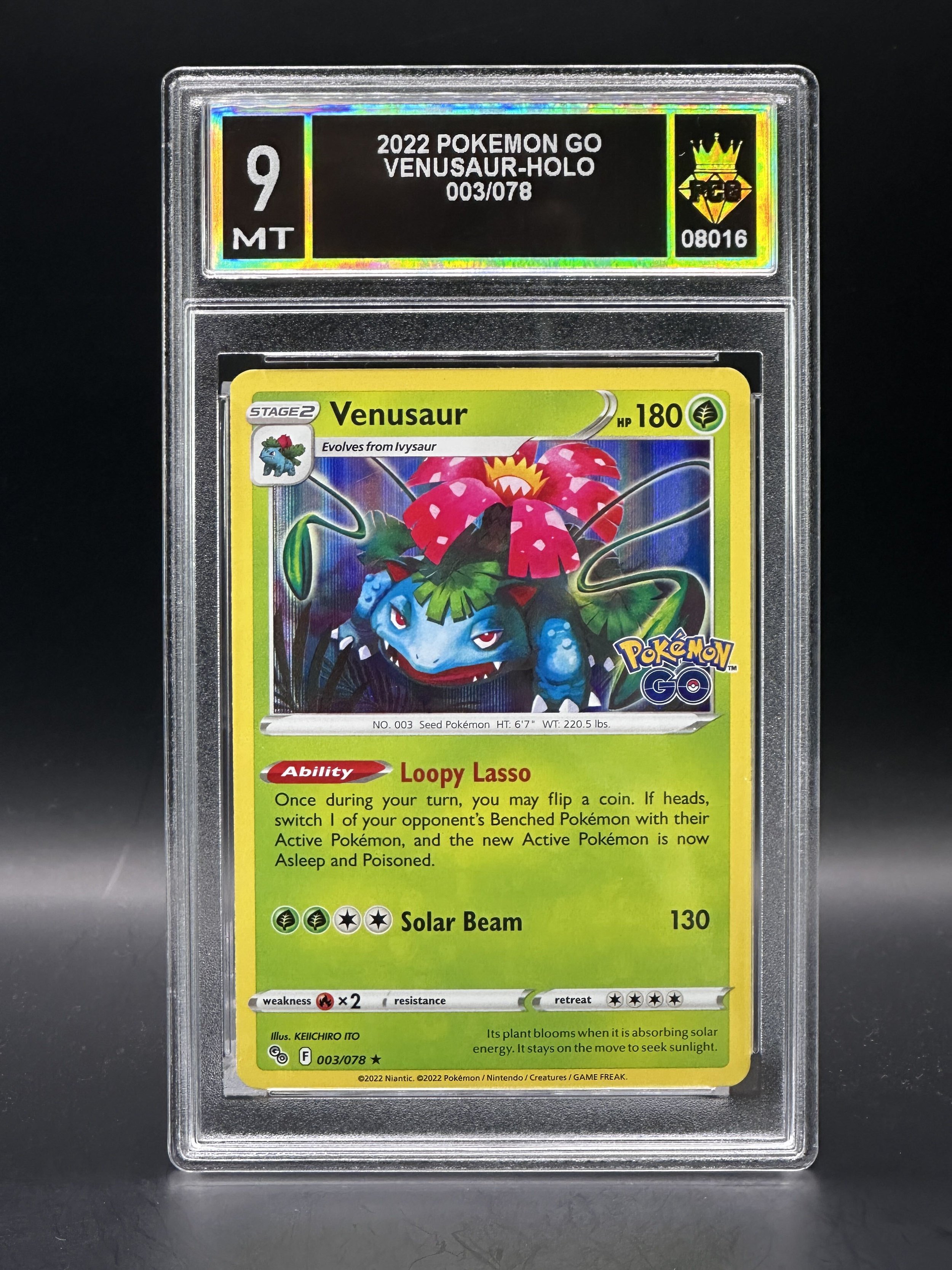 #08016 2022 VENUSAUR-HOLO 9 MT