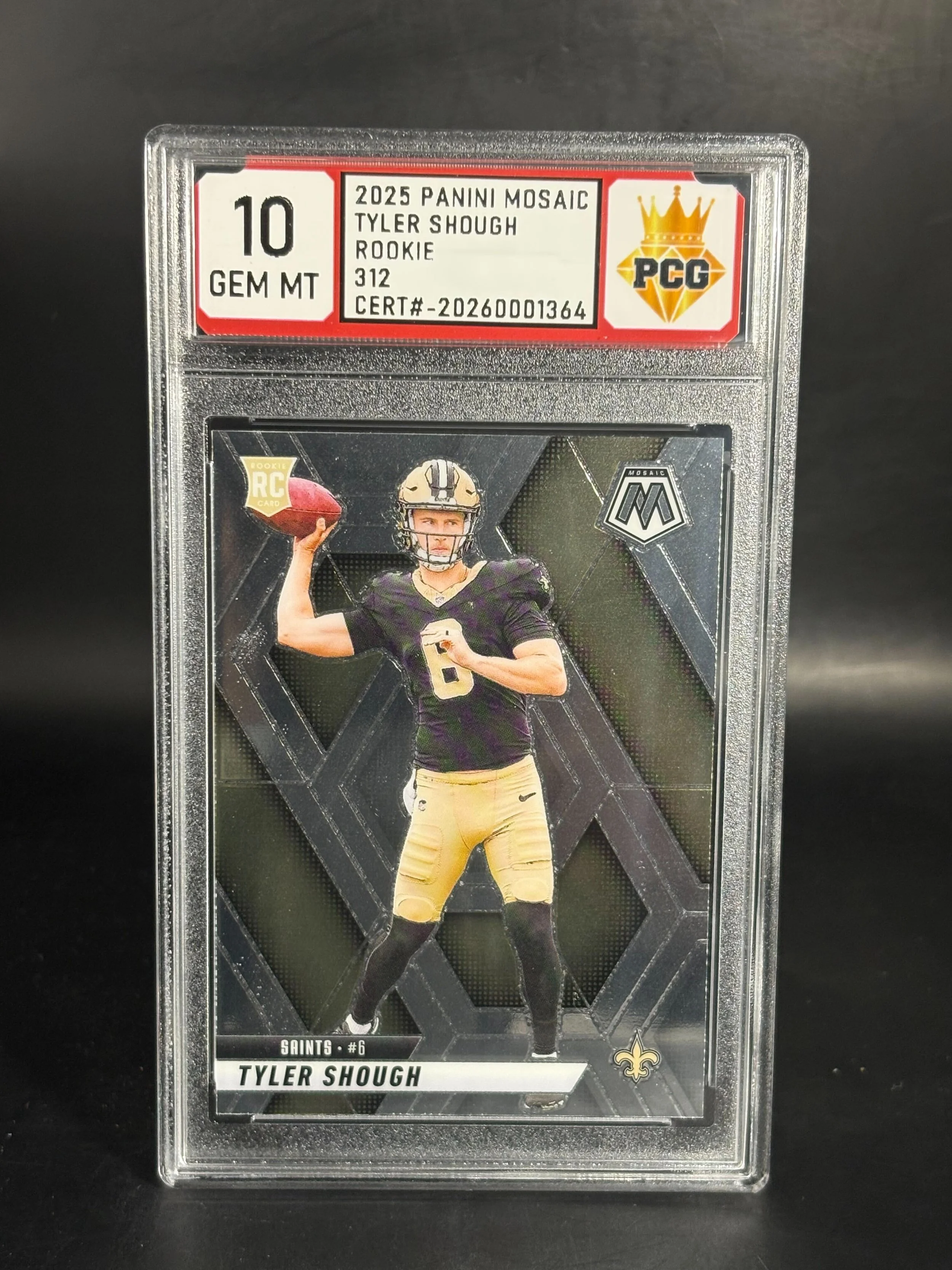 #20250001364 2025 TYLER SHOUGH 10 GEM MT
