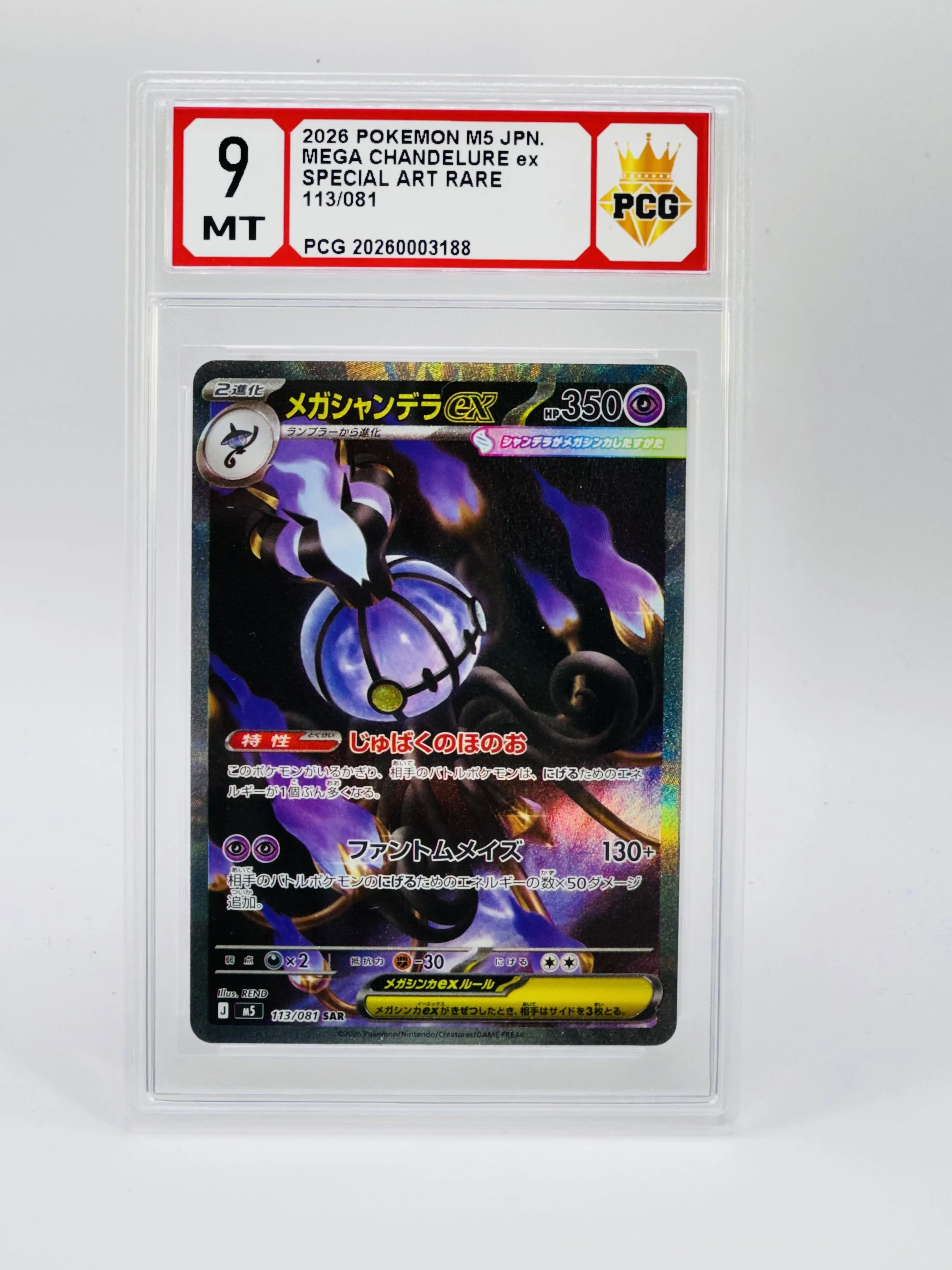 #20260003188 2026 MEGA CHANDELURE EX 9 MT