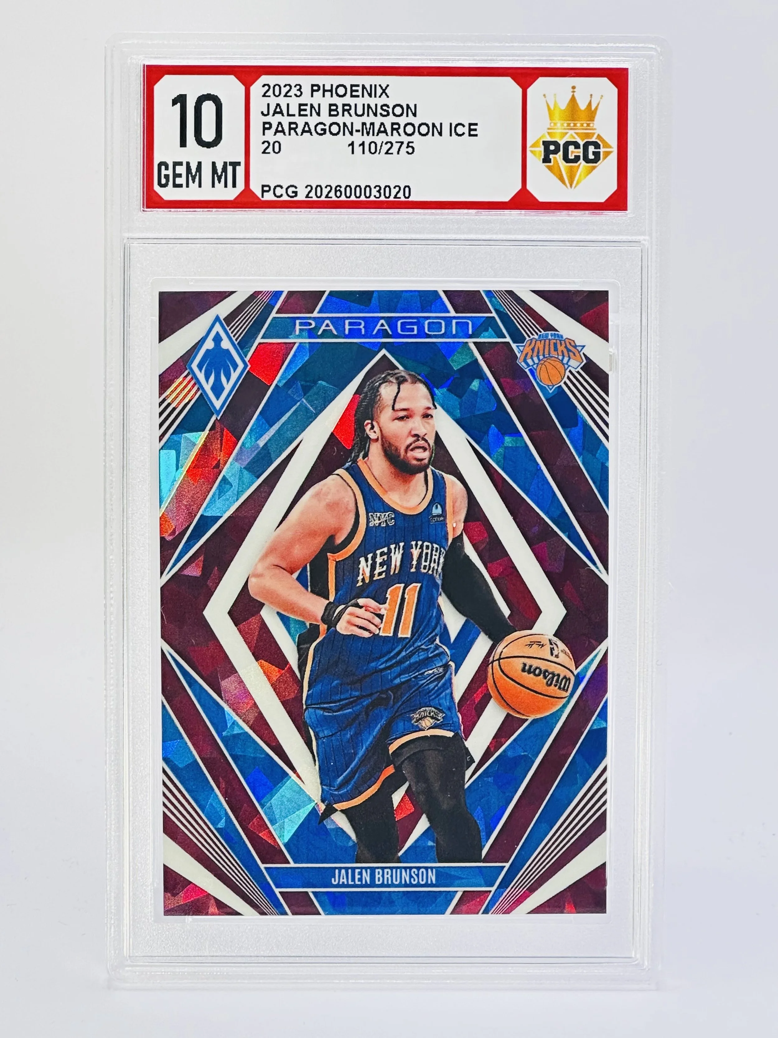 #20260003020 2023 JALEN BRUNSON 10 GEM MT