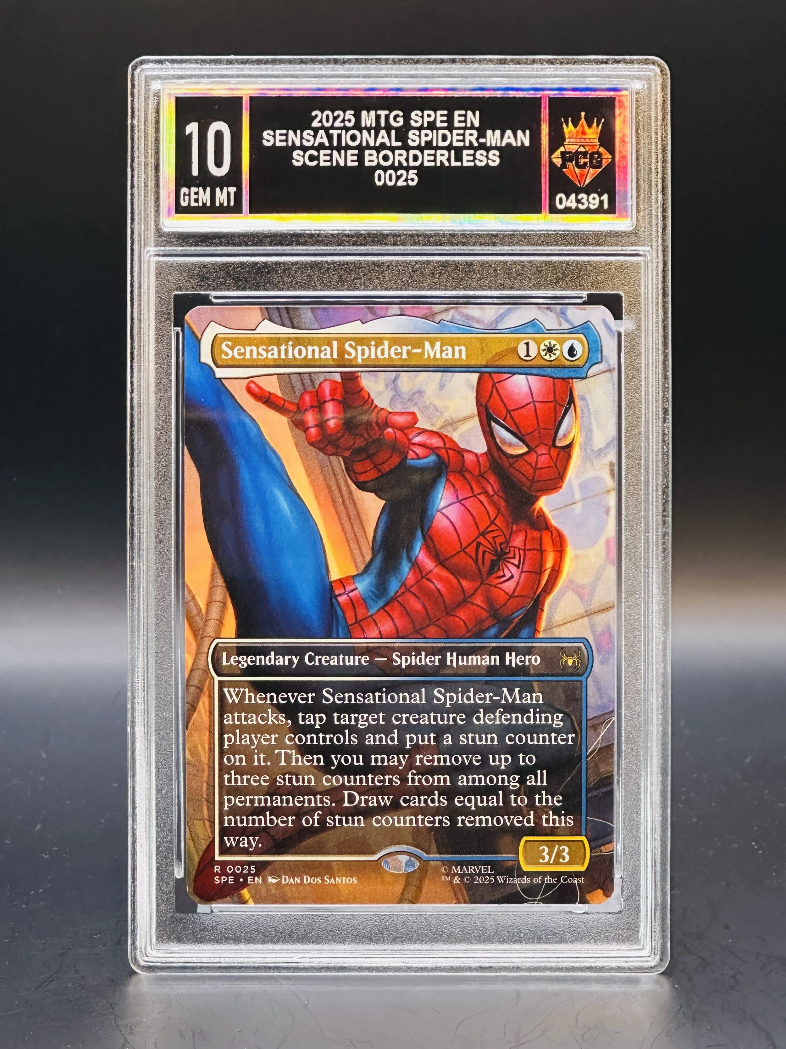 #04391 2025 SENSATIONAL SPIDER-MAN 10 GEM MT