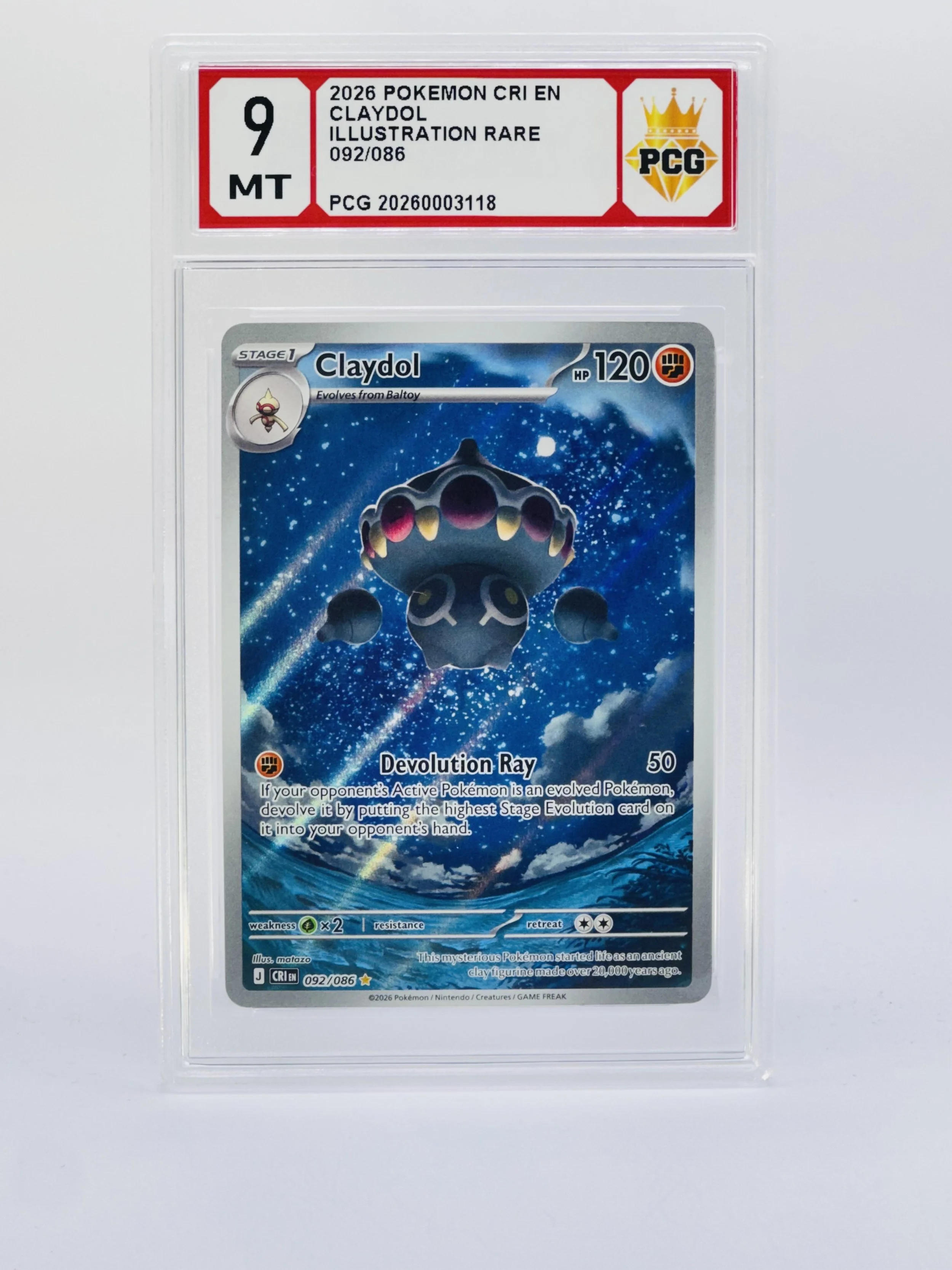 #20260003118 2026 CLAYDOL 9 MT