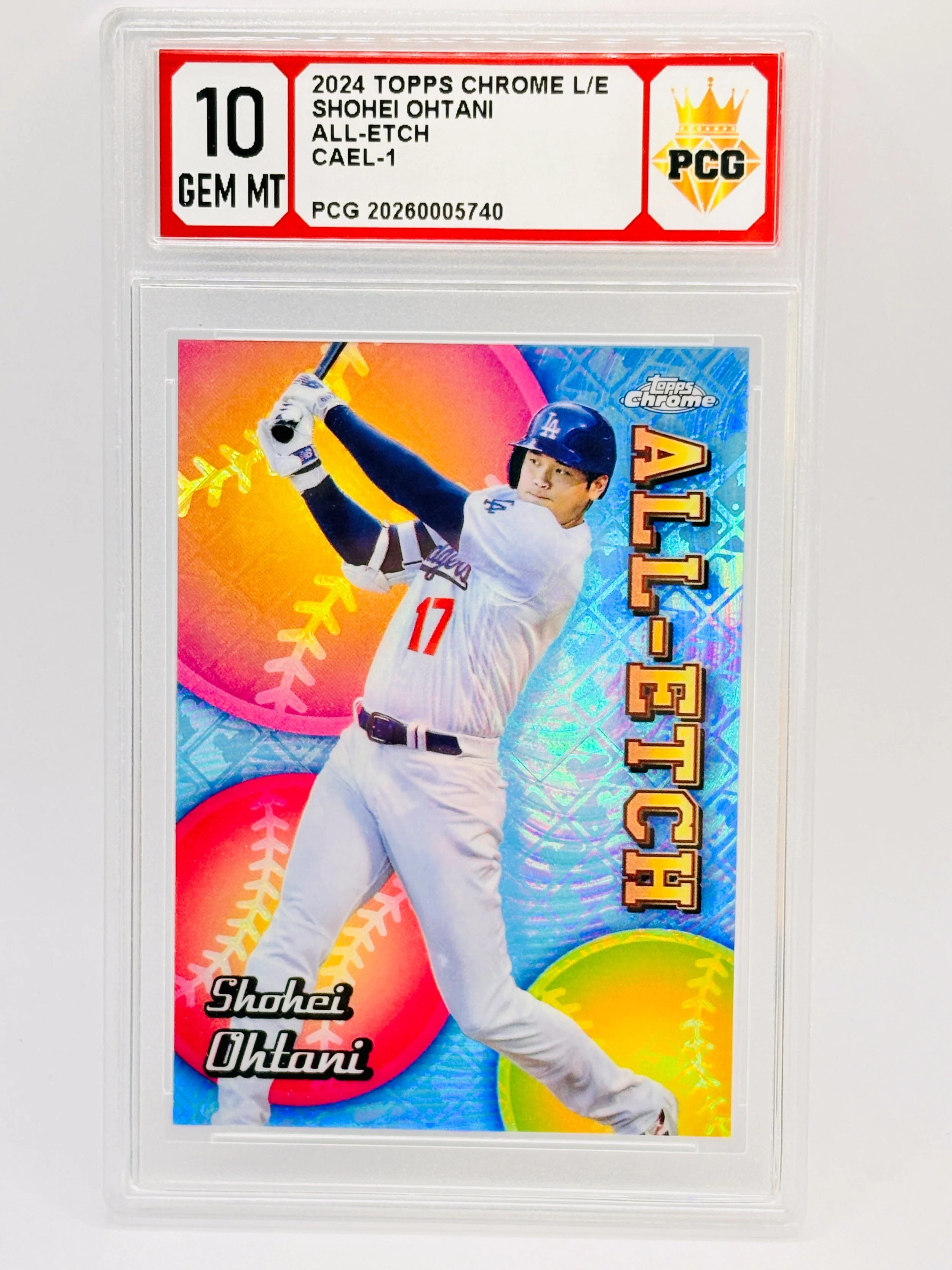 #20260005740 2024 SHOHEI OHTANI 10 GEM MT