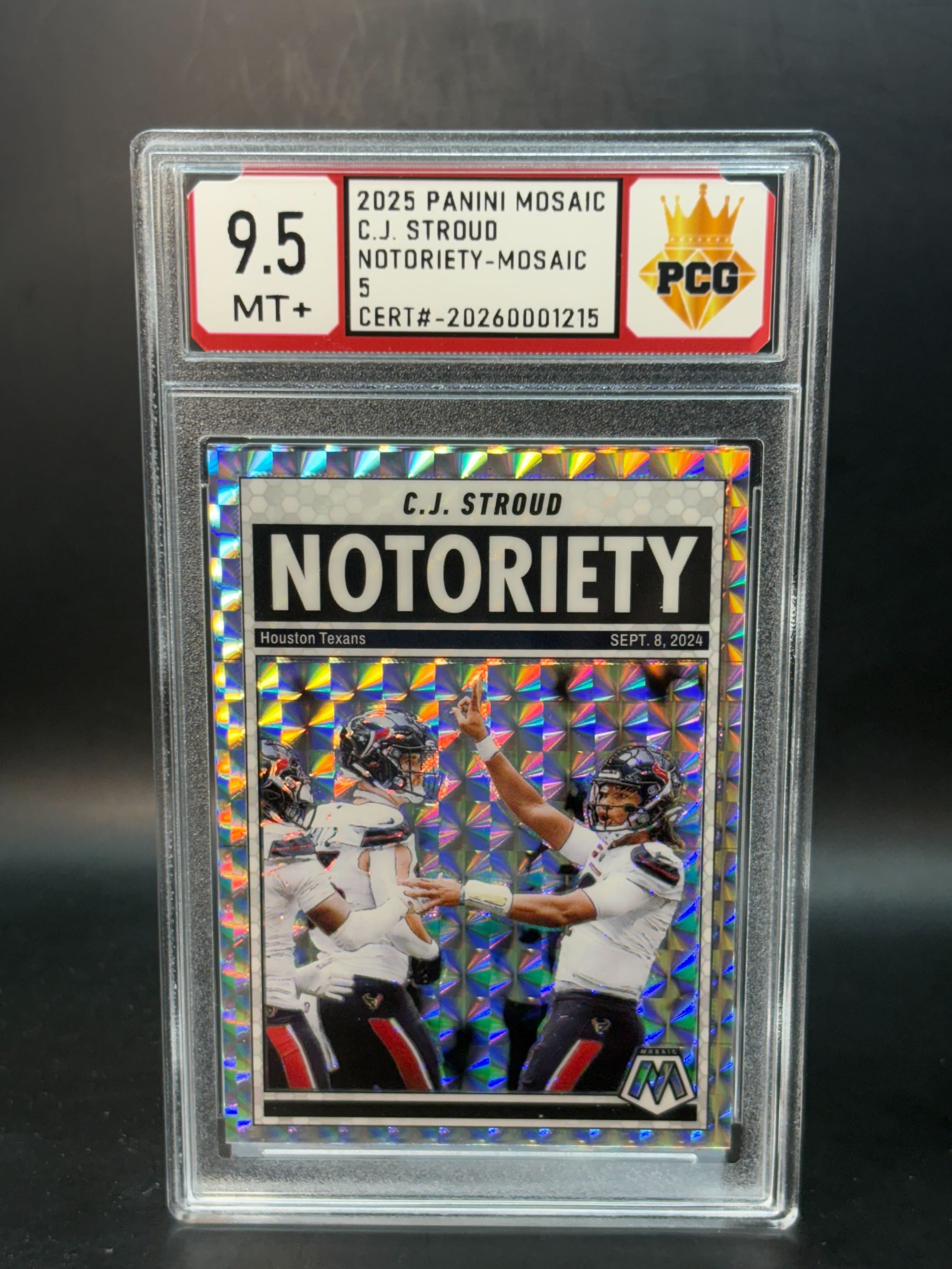 #20260001215 2025 C.J. STROUD 9.5 MT