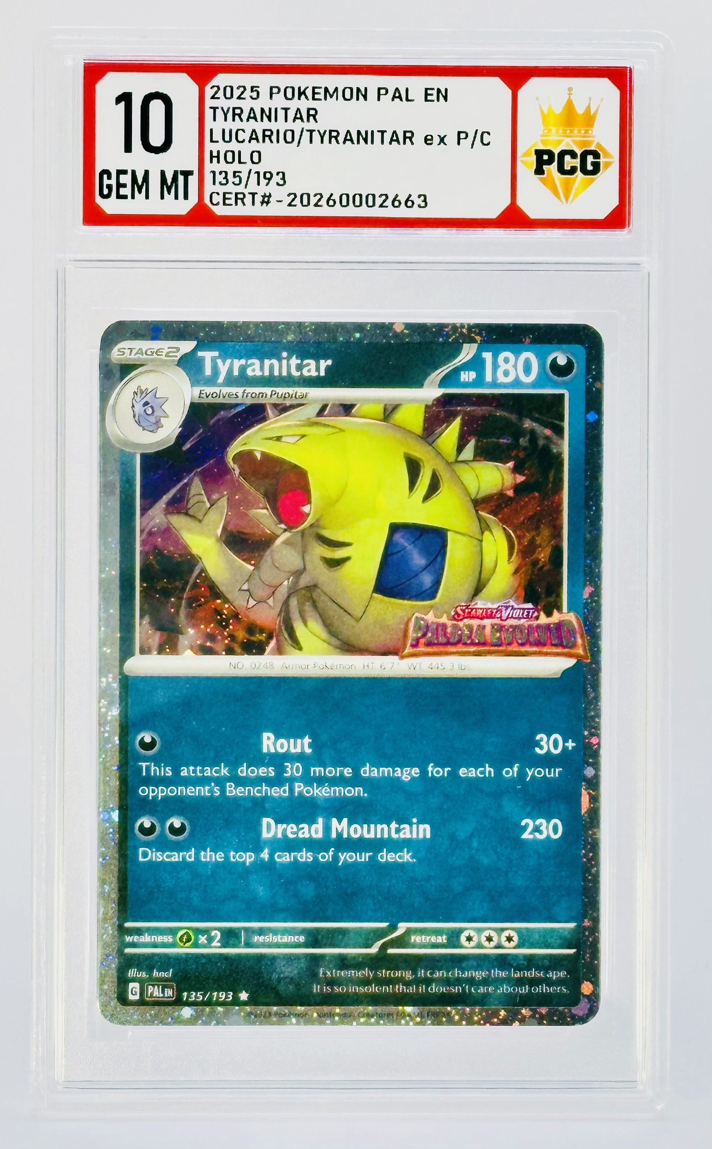 #20260002663 2025 TYRANITAR 10 GEM MT