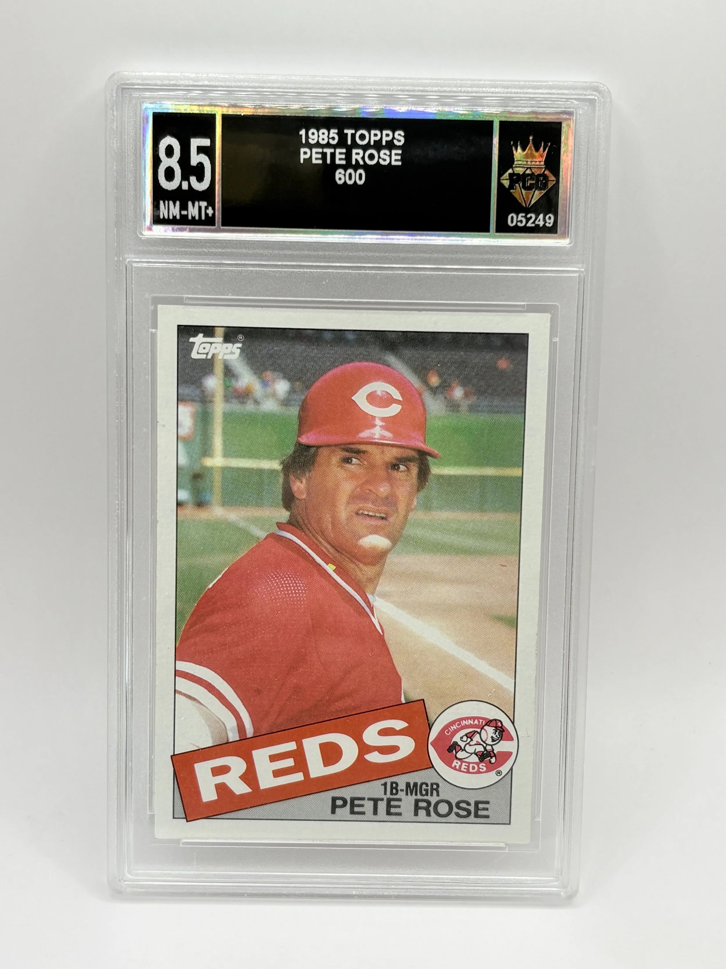 #20260005249 1985 PETE ROSE 8.5 NM-MT+