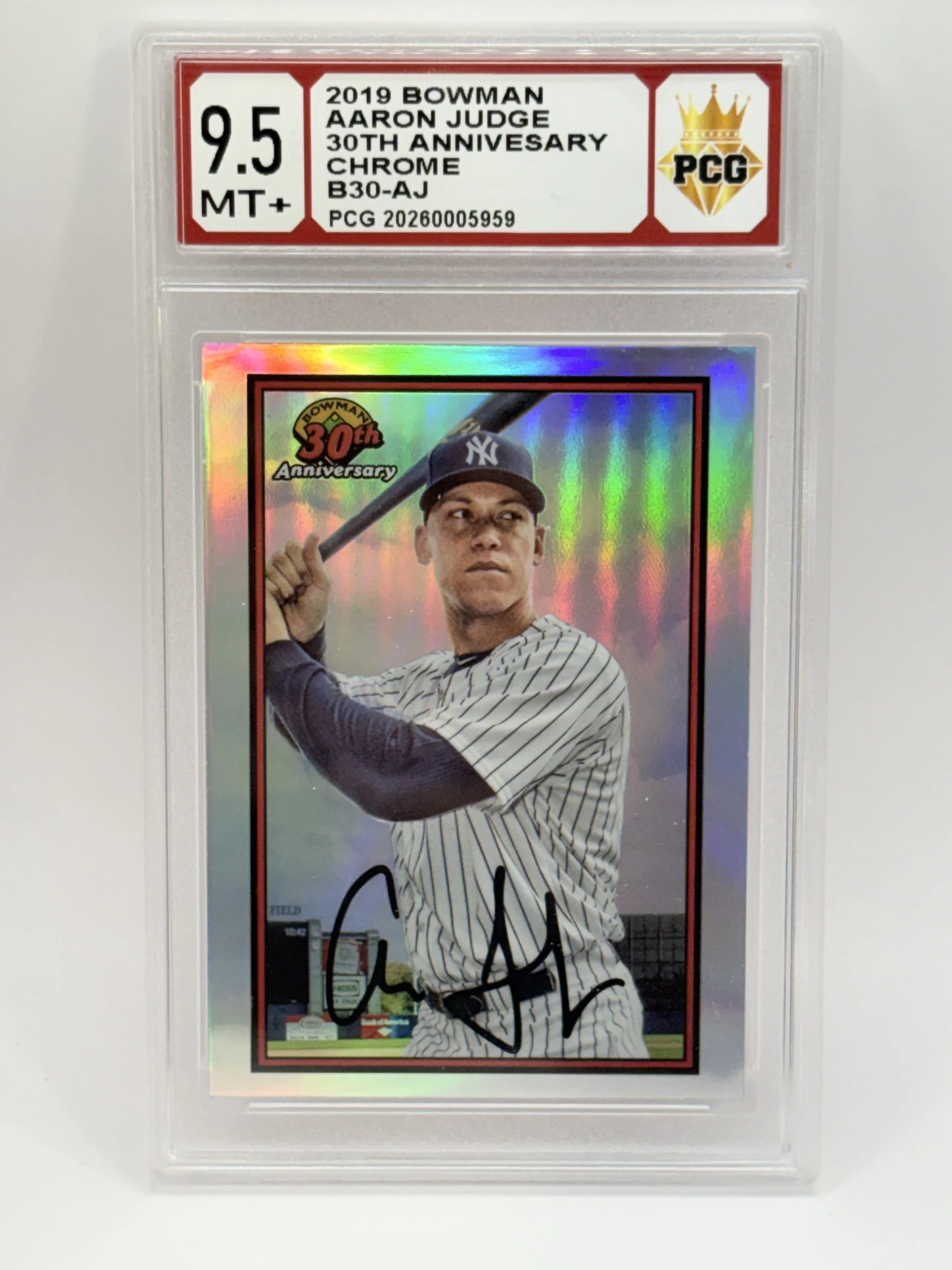 #20260005959 2019 AARON JUDGE 9.5 MT+