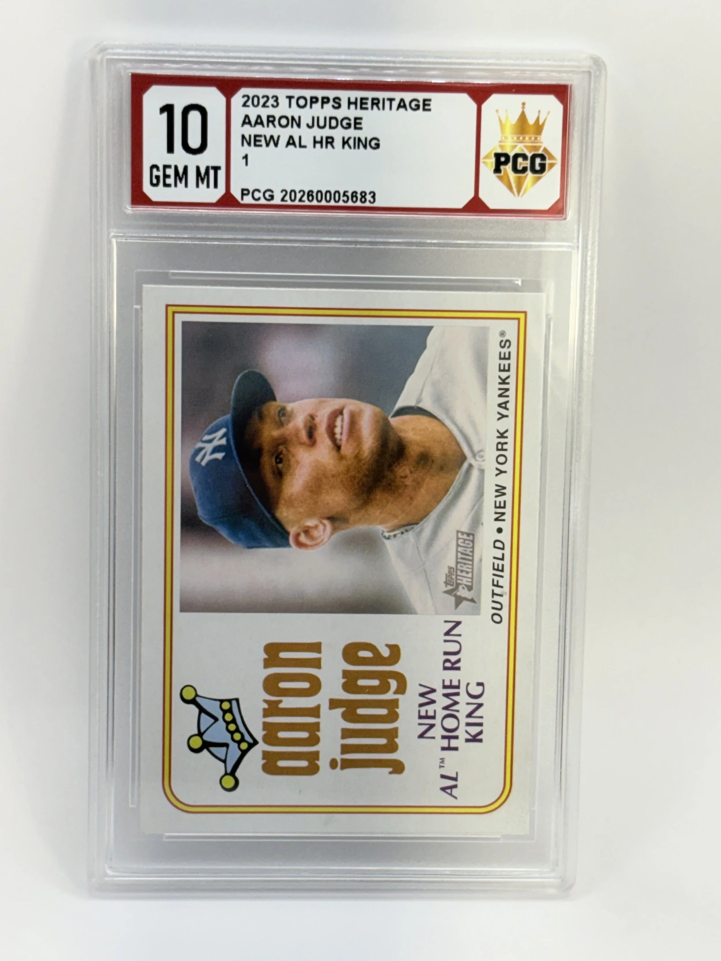 #20260005683 2023 AARON JUDGE 10 GEM MT