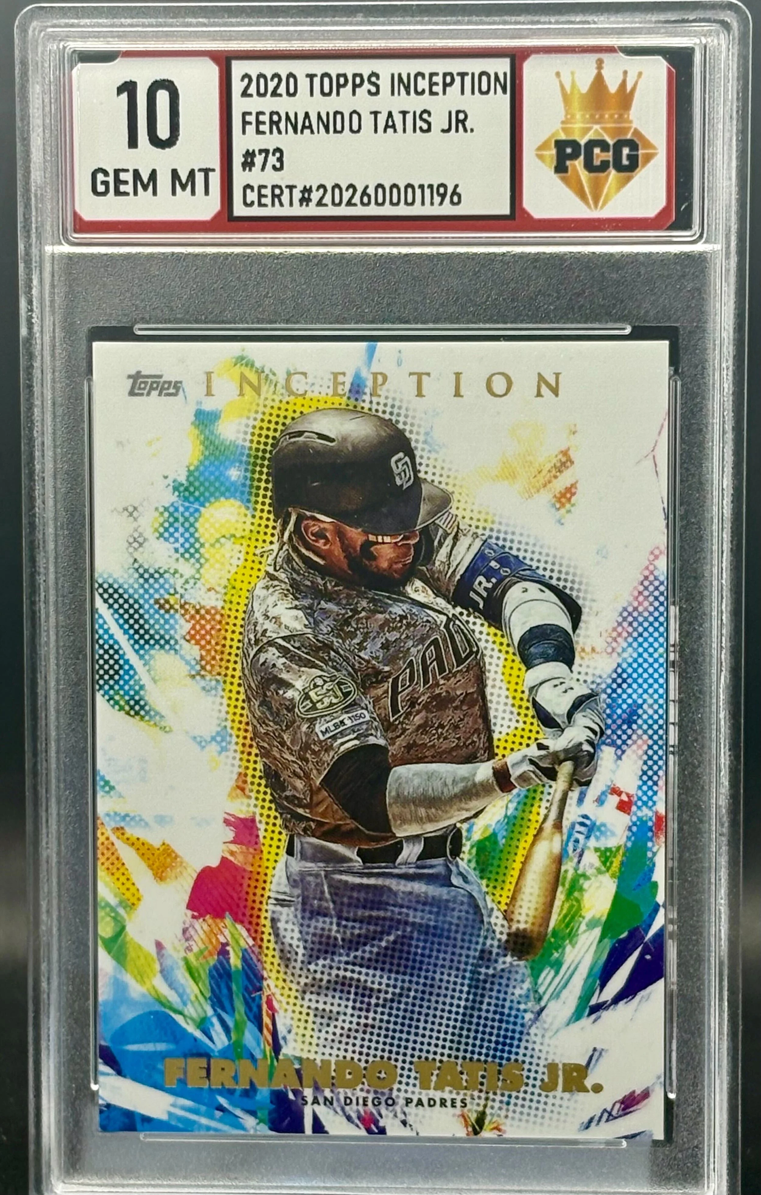 #20260001196 2020 FERNANDO TATIS JR 10 GEM MT